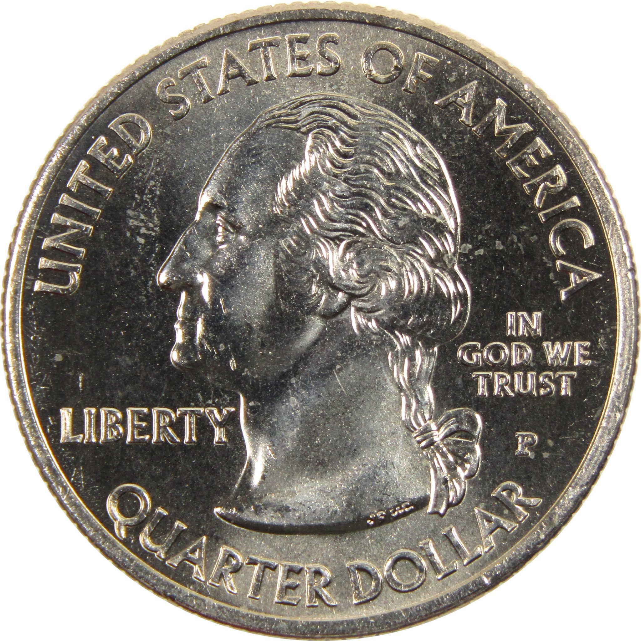2009 P Guam DC & US Territories Quarter BU Uncirculated Clad 25c Coin