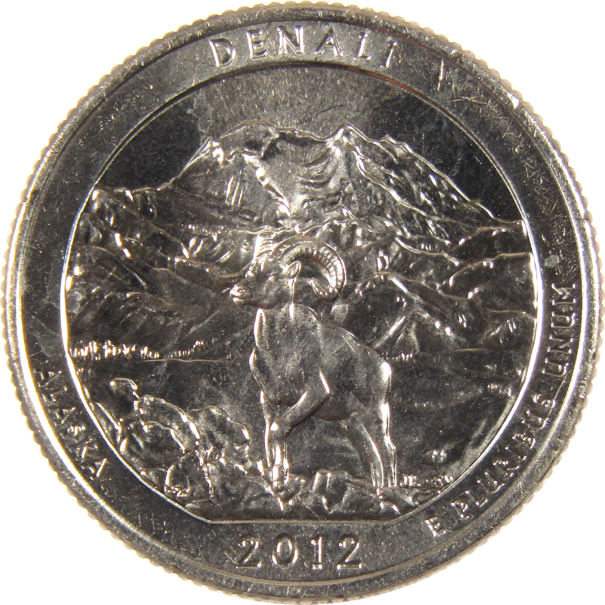 2012 S Denali National Park and Preserve Quarter Uncirculated Clad 25c