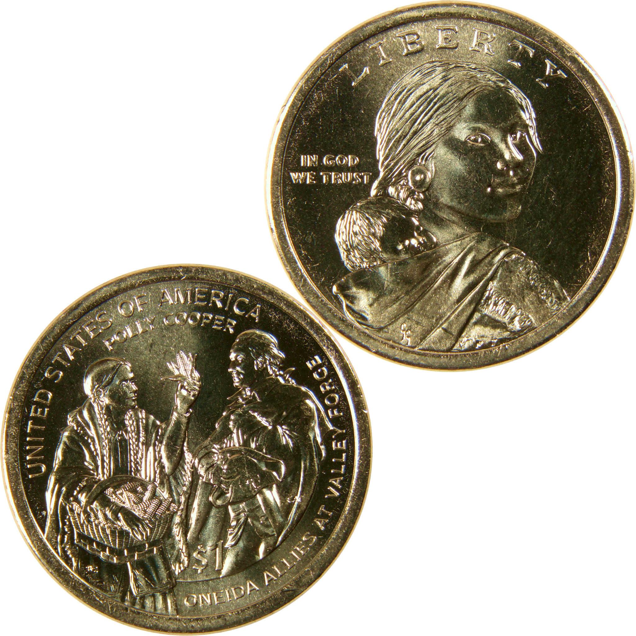 2026 D Polly Cooper Oneida Allies Native American Dollar Uncirculated