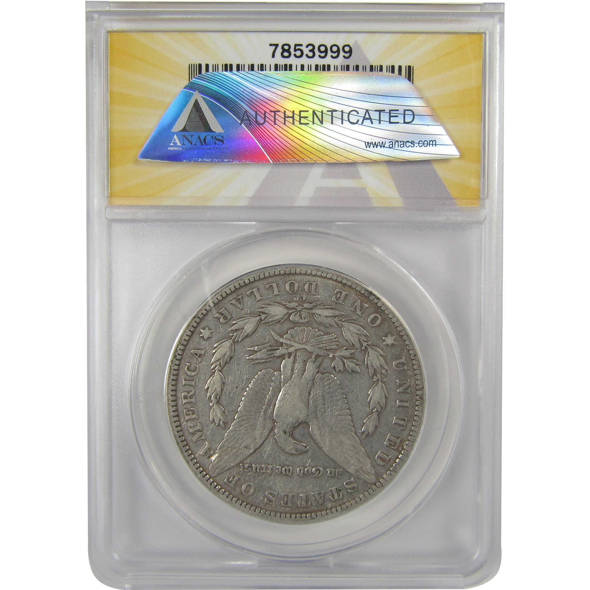 1892 CC Morgan Dollar VF 20 Details ANACS Silver $1 Coin SKU:I20381 - Morgan coin - Morgan silver dollar - Morgan silver dollar for sale - Profile Coins & Collectibles