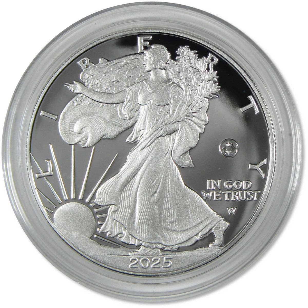 2025 W American Silver Eagle Laser-Engraved Privy Mark Proof OGP COA