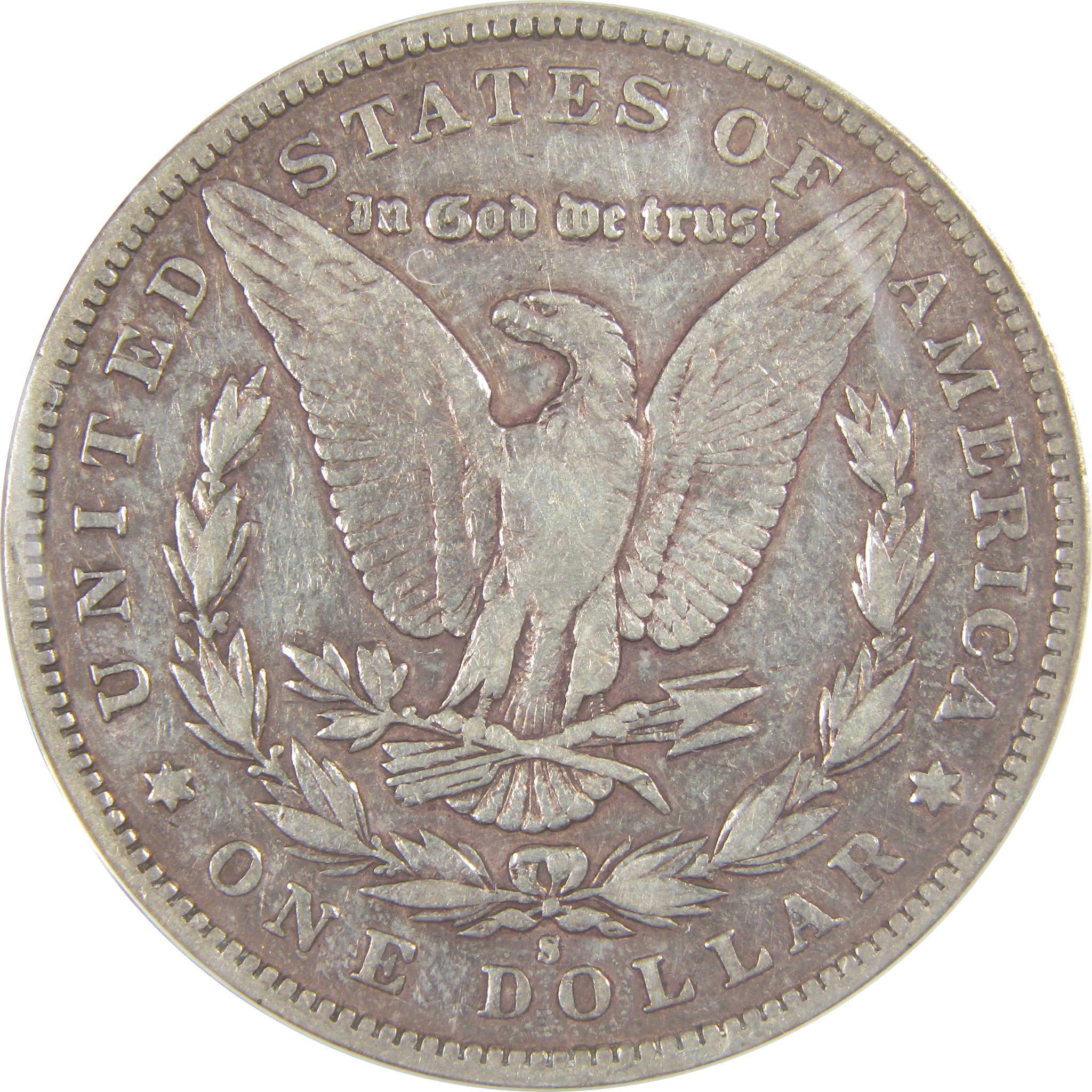 1896 S Morgan Dollar VF 30 ANACS Silver $1 Coin SKU:I20782 - Morgan coin - Morgan silver dollar - Morgan silver dollar for sale - Profile Coins & Collectibles