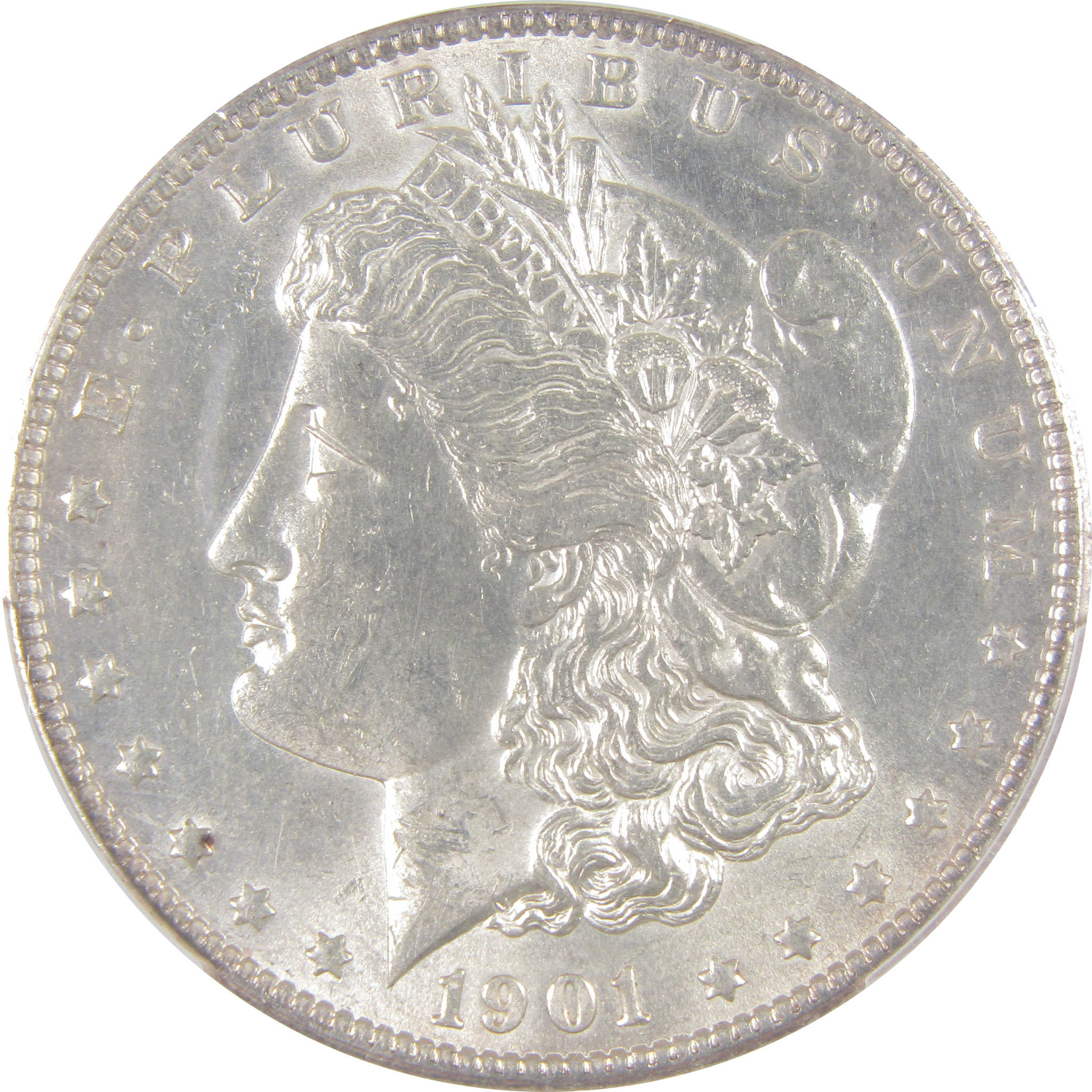 1901 S Morgan Dollar AU 58 PCGS Silver $1 Coin SKU:I17346 - Morgan coin - Morgan silver dollar - Morgan silver dollar for sale - Profile Coins & Collectibles