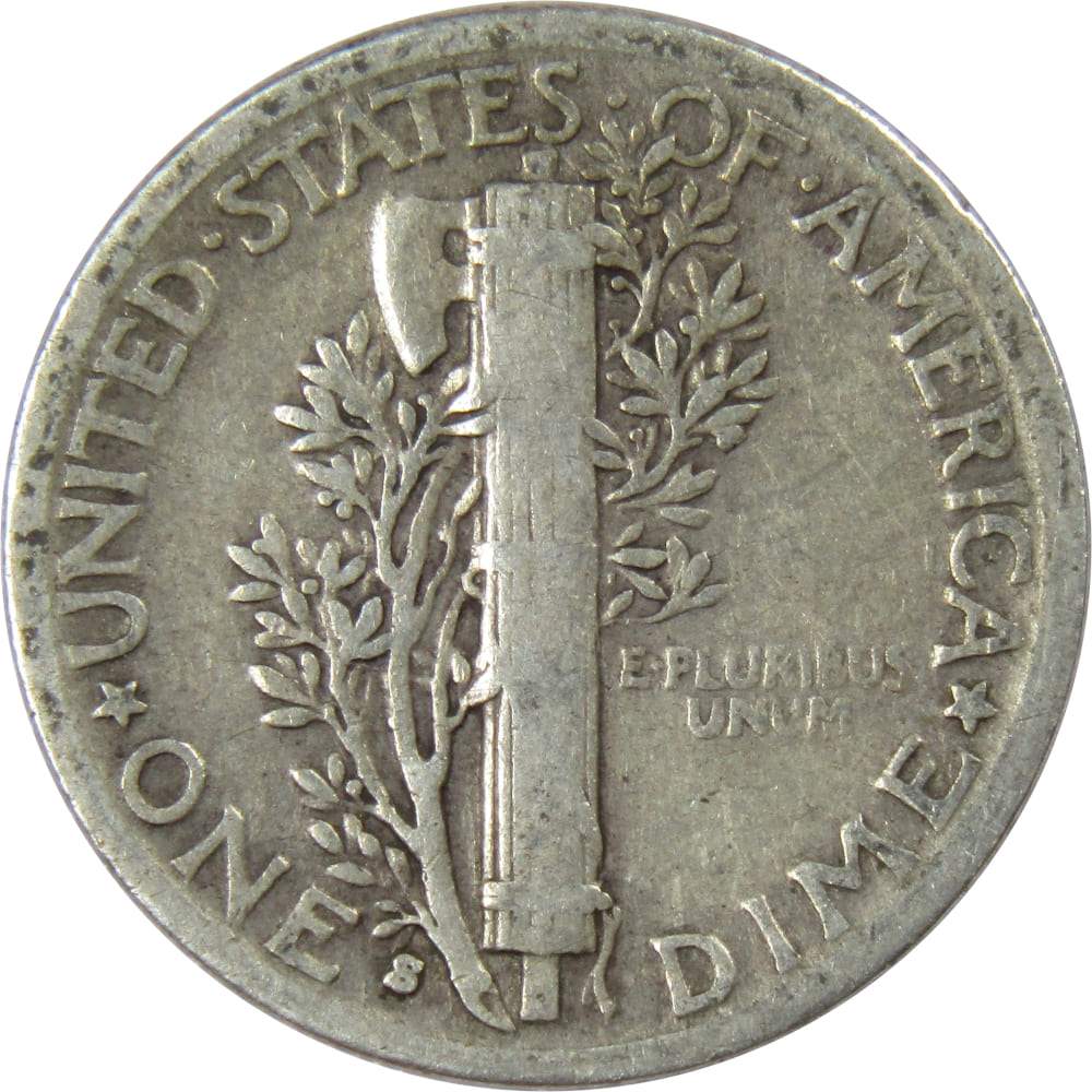 1936 S Mercury Dime VG Very Good 90% Silver 10c US Coin Collectible