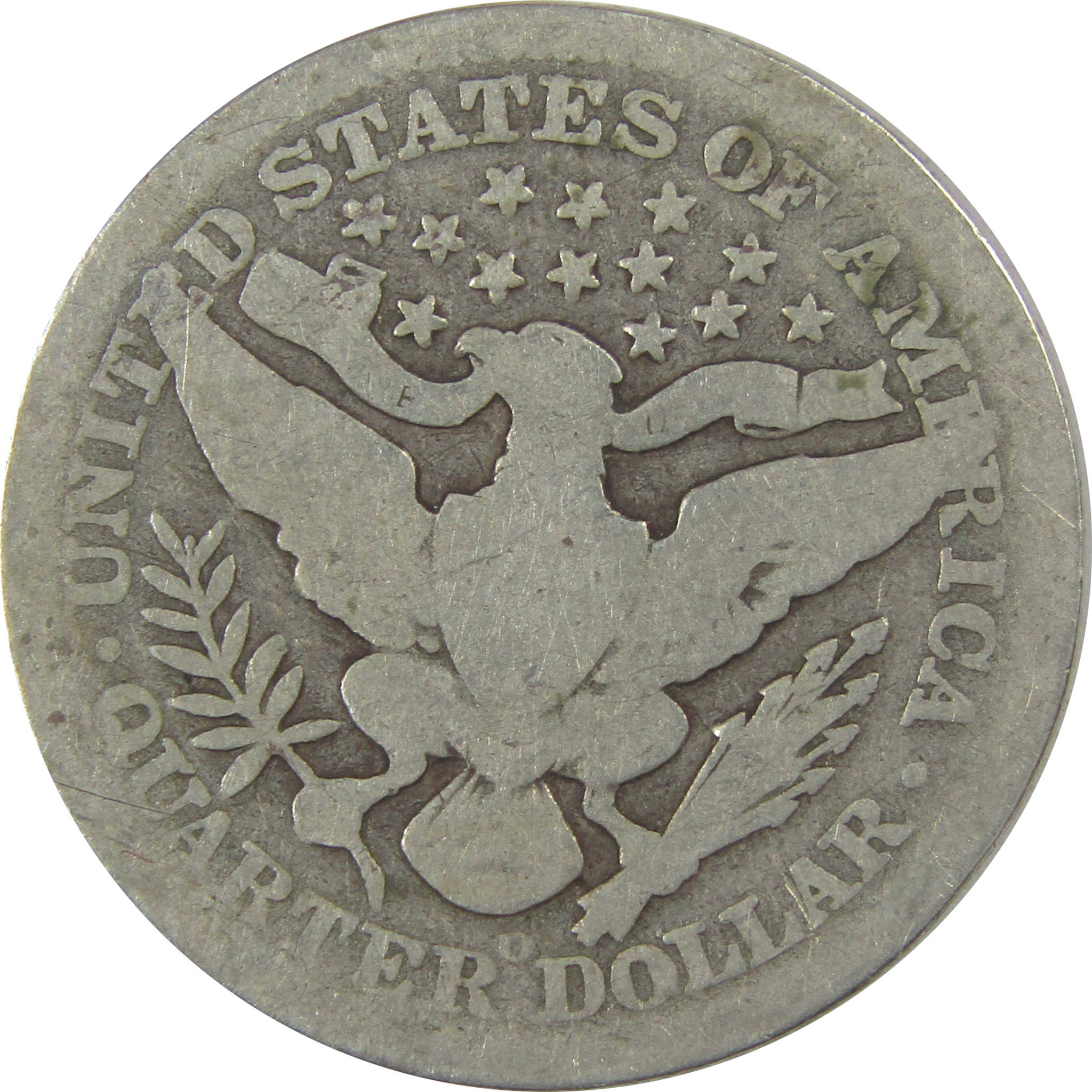 1905 O Barber Quarter G Good Silver 25c Coin SKU:I21824