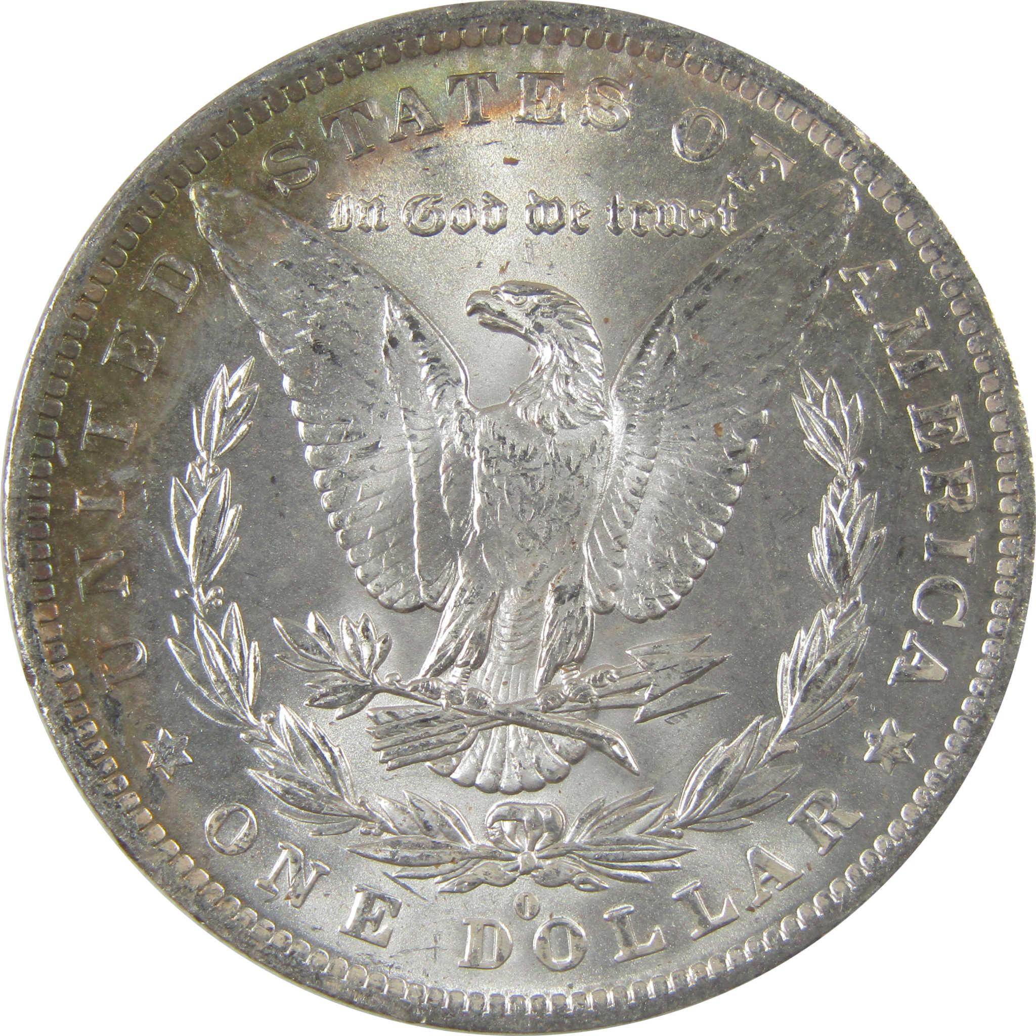 1884 O Morgan Silver Dollar BU Choice Uncirculated Toned SKU:I24174