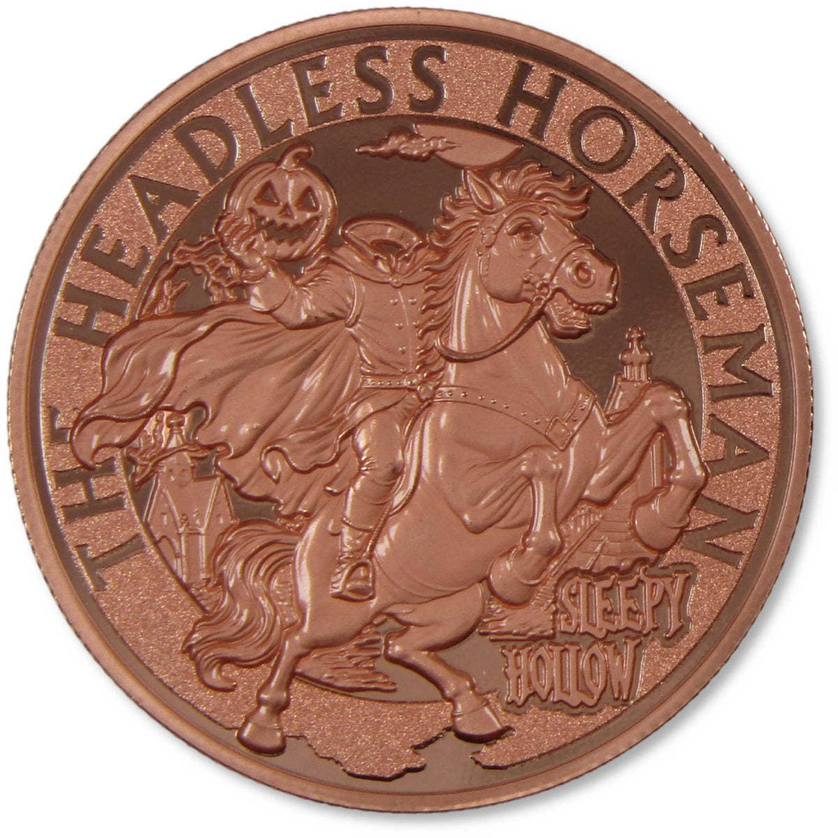 2026 Cameroon 1 oz Copper Sleepy Hollow Headless Horseman Uncirculated