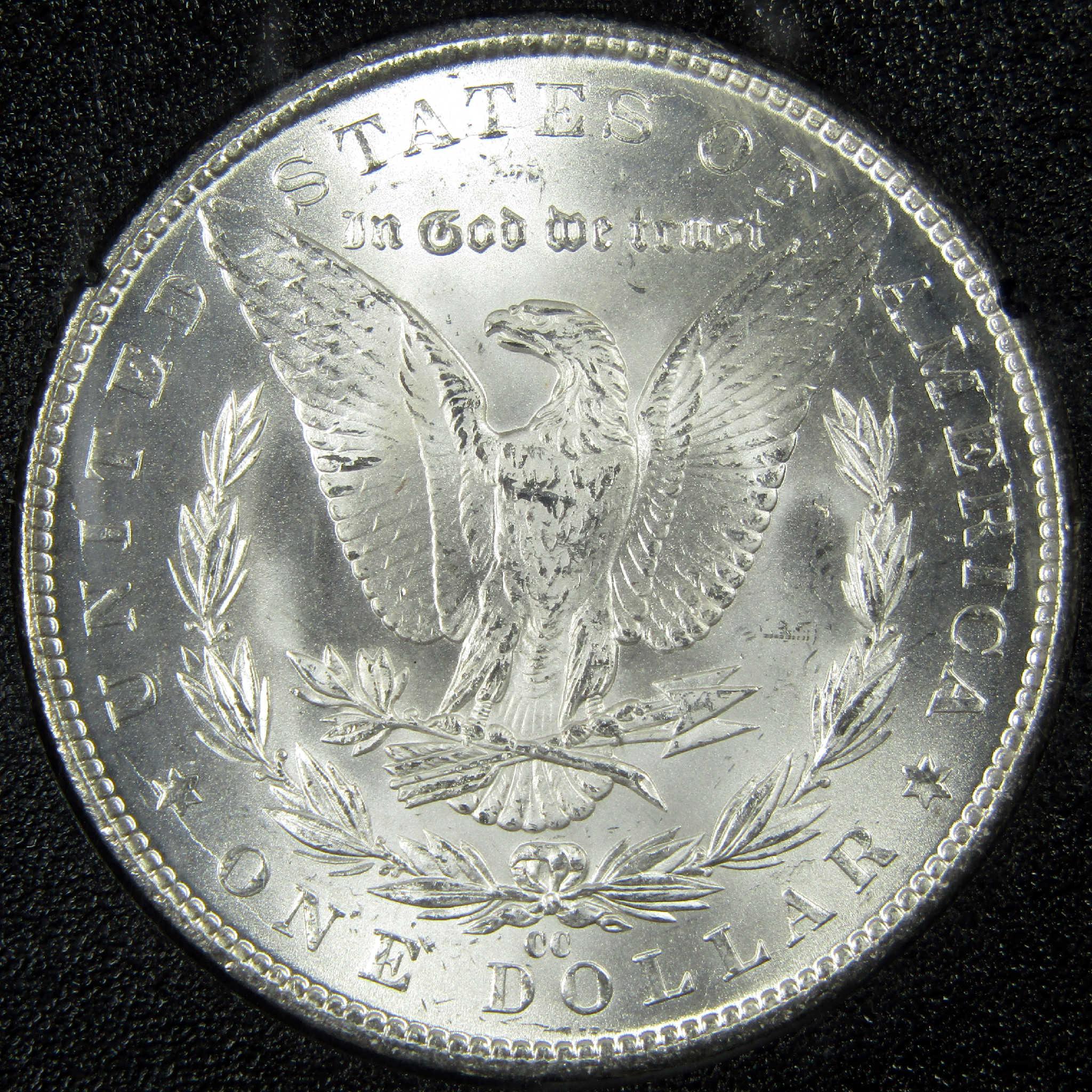 1884 CC GSA Morgan Silver Dollar MS 65 NGC Uncirculated $1 Coin - Morgan coin - Morgan silver dollar - Morgan silver dollar for sale - Profile Coins & Collectibles