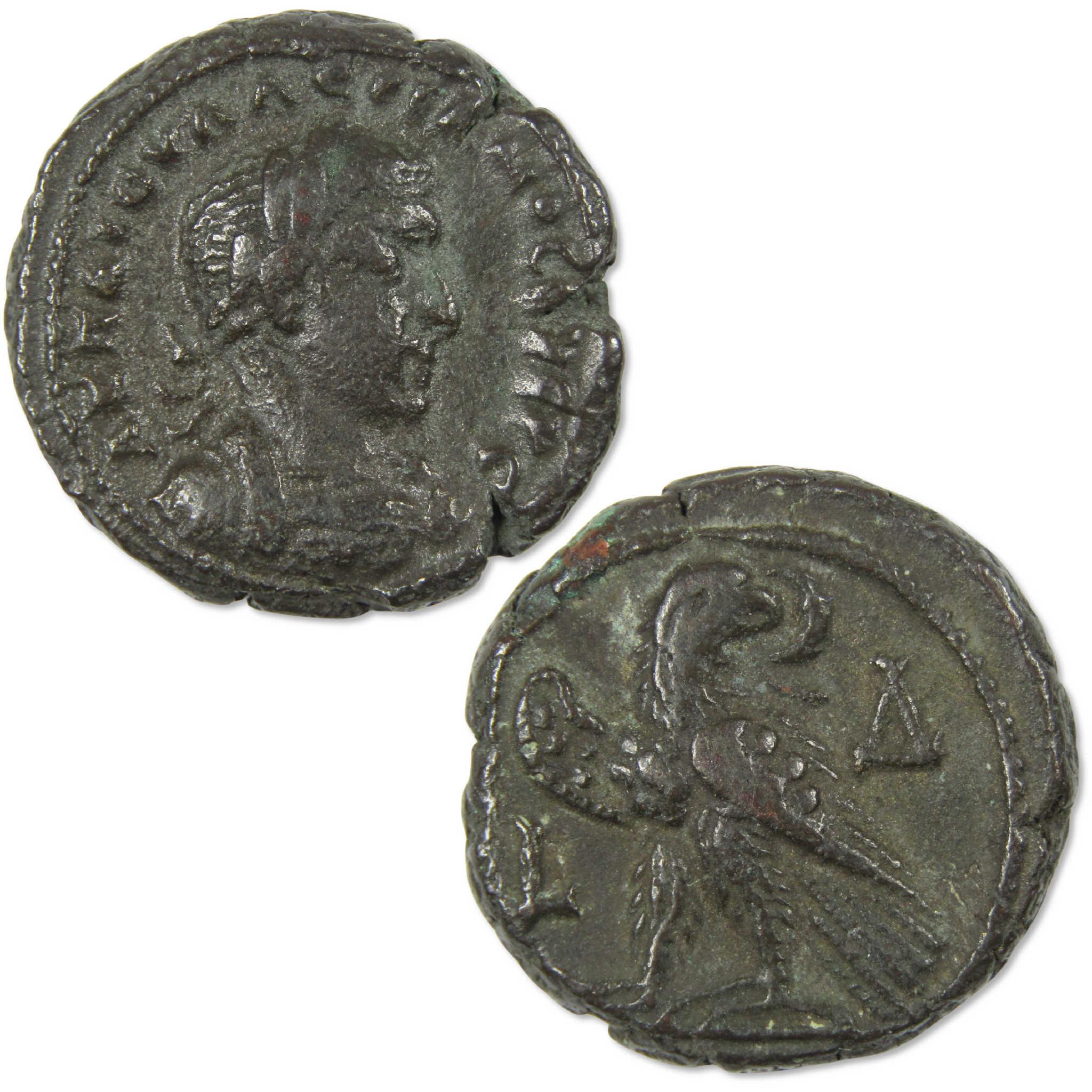 253-260 AD Valerian I Alexandria Egypt Tetradrachm VF Ancient Coin