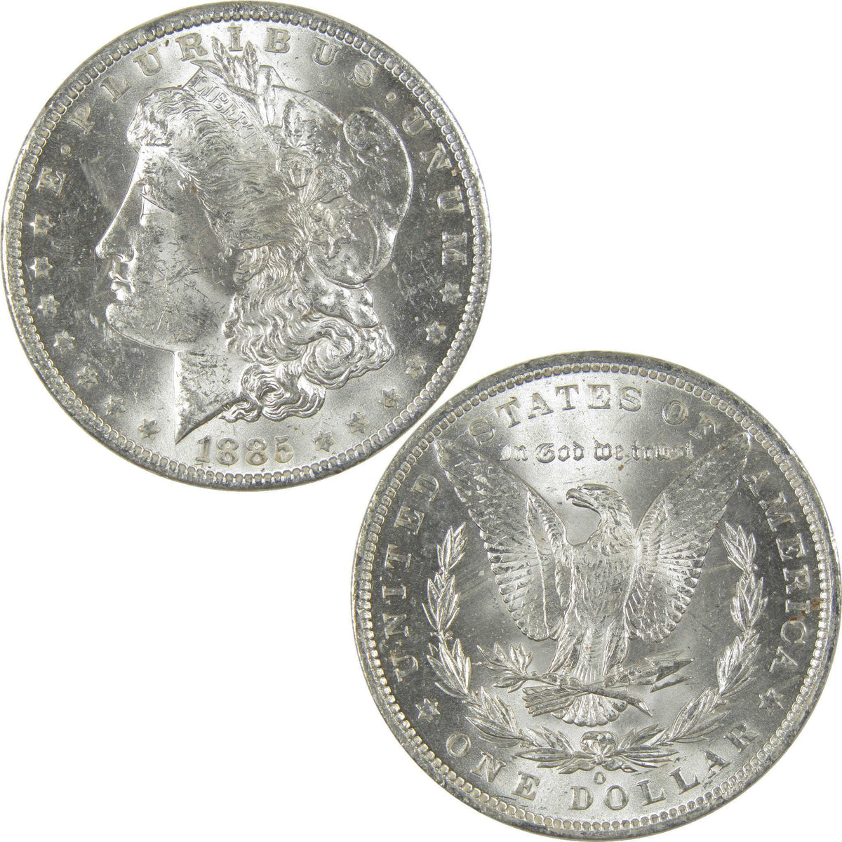 1885 O Morgan Silver Dollar CH AU Choice About Uncirculated $1 Coin - Morgan coin - Morgan silver dollar - Morgan silver dollar for sale - Profile Coins & Collectibles