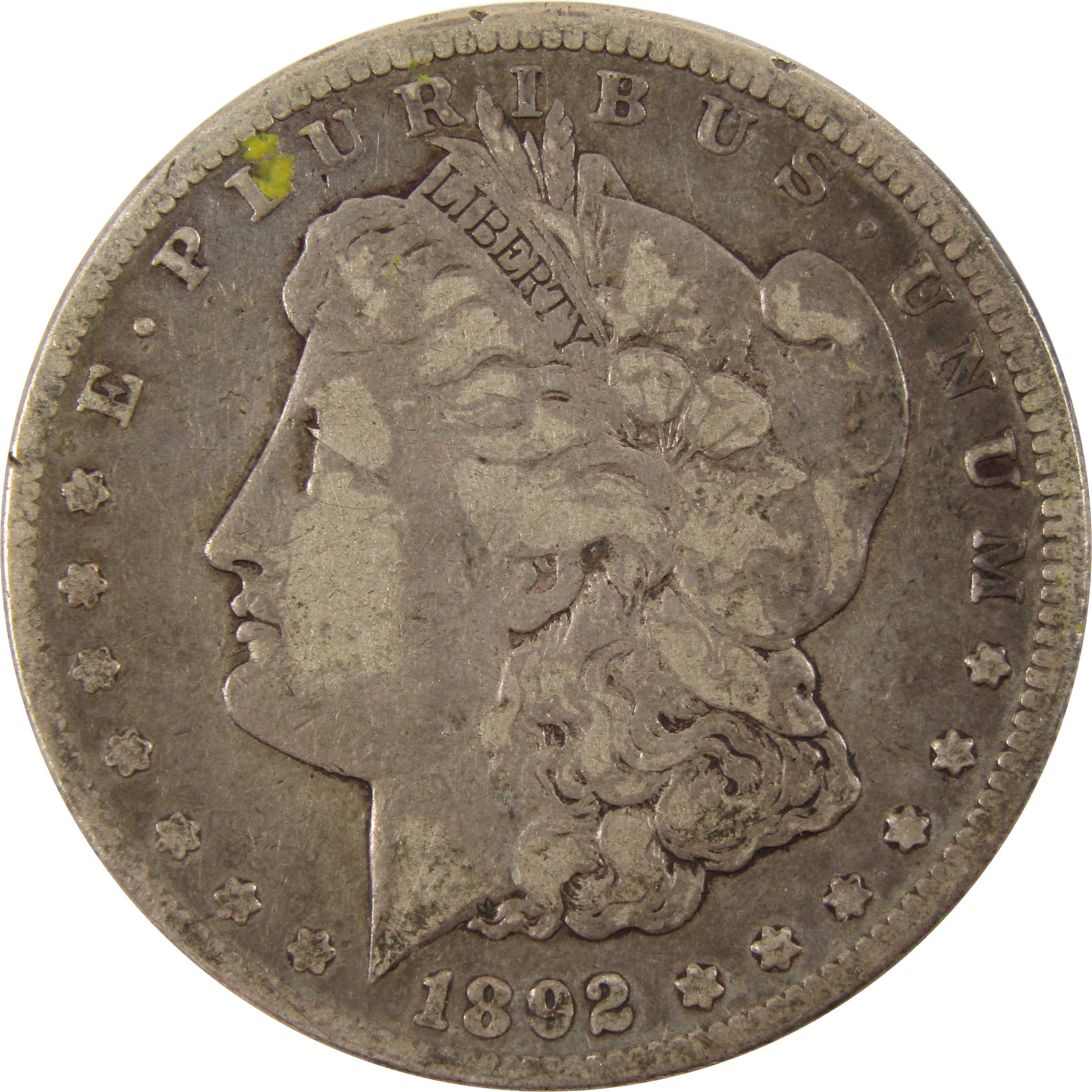 1892 CC Morgan Dollar F Fine 90% Silver $1 Coin SKU:I8053 - Morgan coin - Morgan silver dollar - Morgan silver dollar for sale - Profile Coins & Collectibles