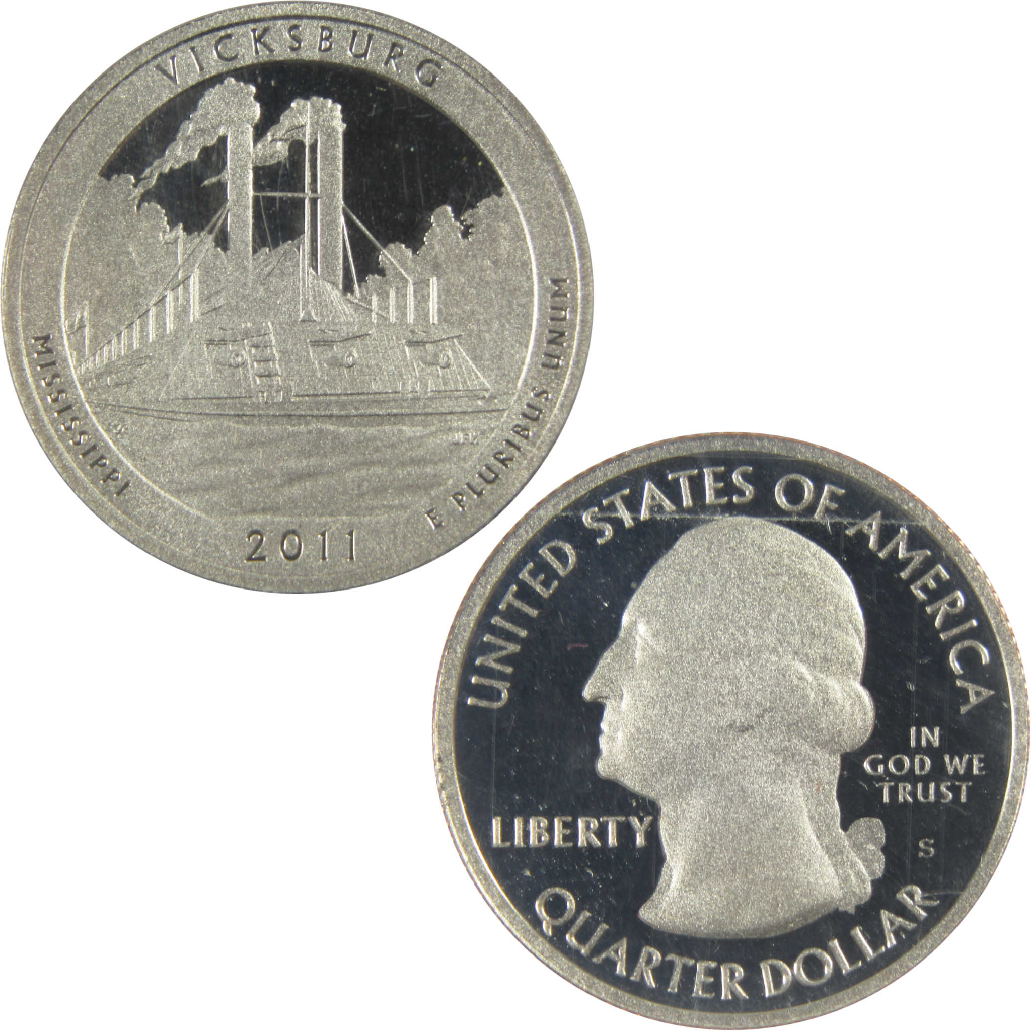 2011 Vicksburg America the Beautiful Quarters 3-Coin Set SKU:CPC9004