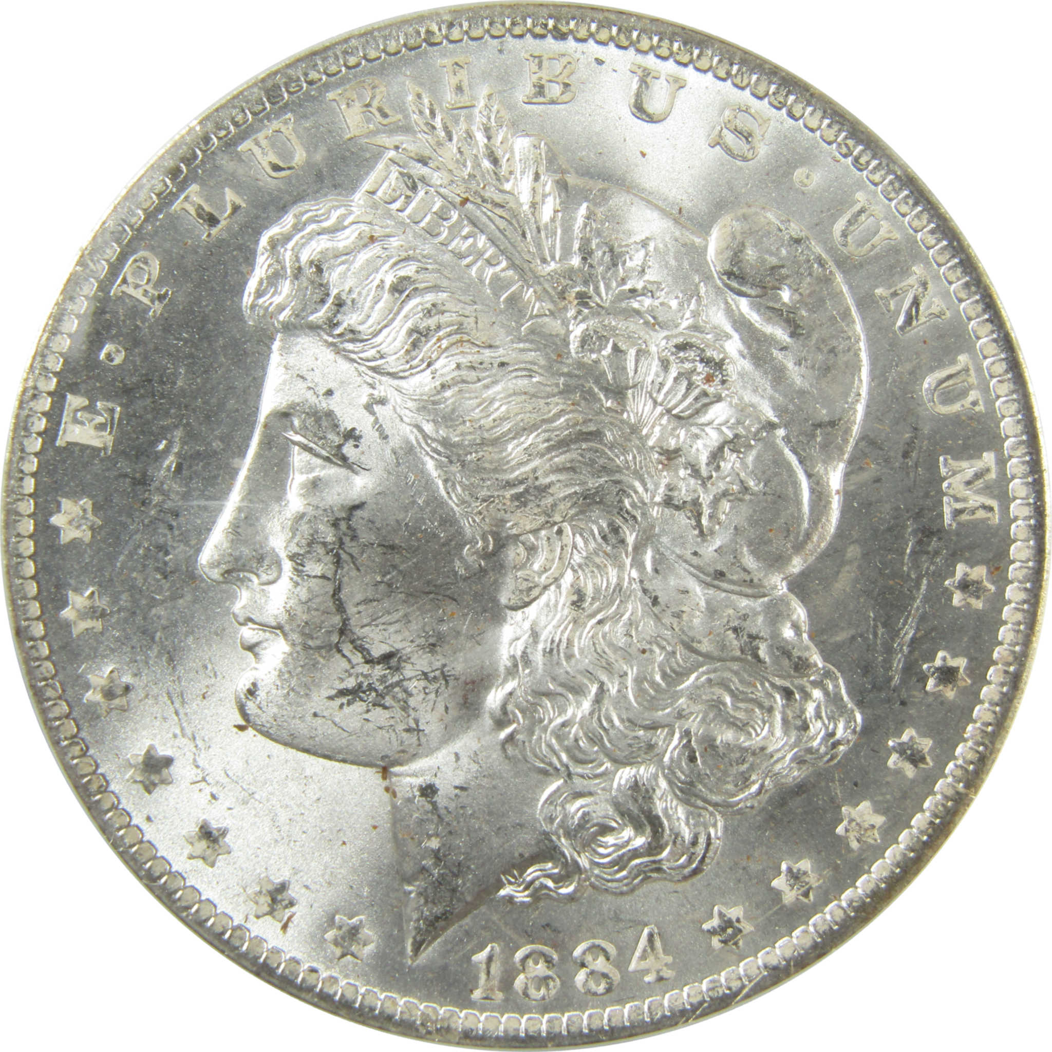 1884 O Morgan Silver Dollar MS 63 ANACS Uncirculated SKU:I28301