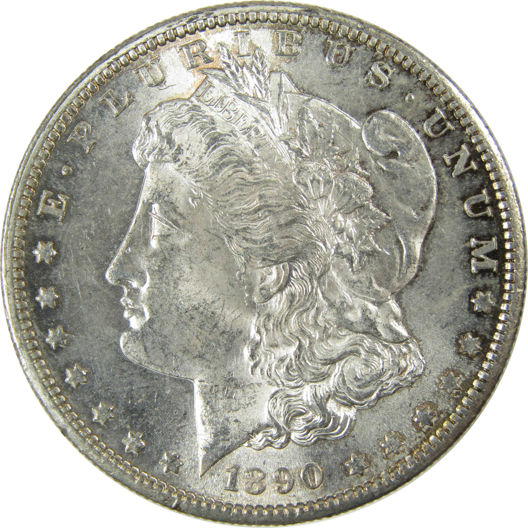 1890 S Morgan Silver Dollar CH AU Choice About Unc $1 Coin SKU:I27462 - Morgan coin - Morgan silver dollar - Morgan silver dollar for sale - Profile Coins & Collectibles