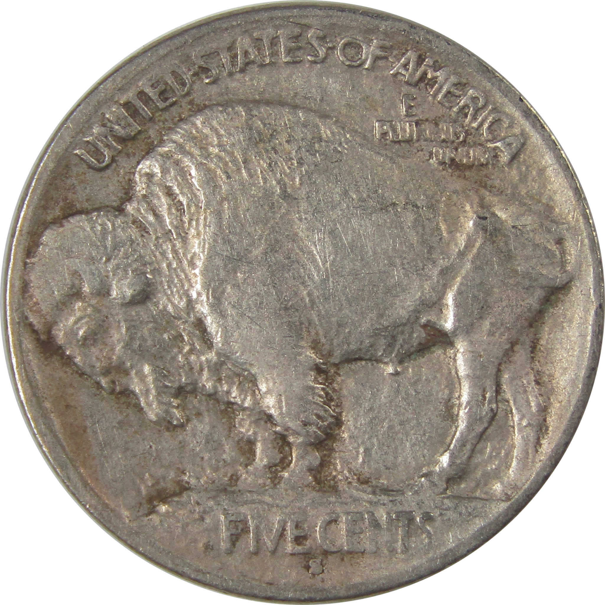 1913 S Type 1 Buffalo Nickel VF Very Fine Details 5c Coin SKU:I22888