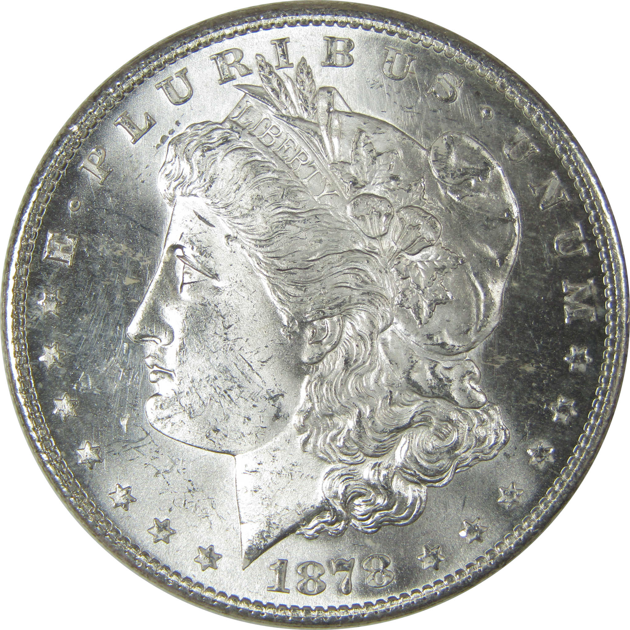 1878 S Morgan Dollar Uncirculated Silver $1 Coin SKU:I22548 - Morgan coin - Morgan silver dollar - Morgan silver dollar for sale - Profile Coins & Collectibles