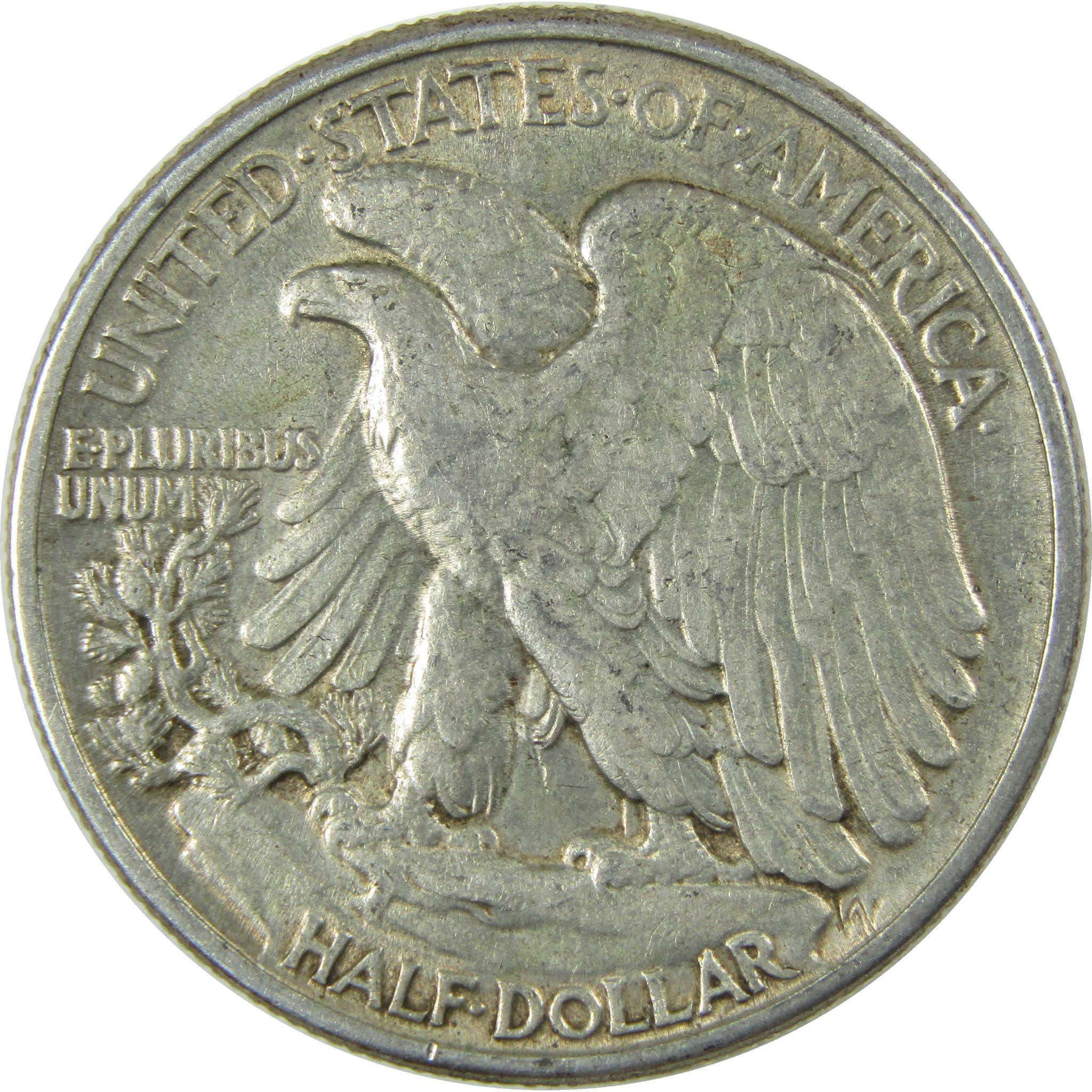 1943 Liberty Walking Silver Half Dollar XF EF Extremely Fine SKU:CP529