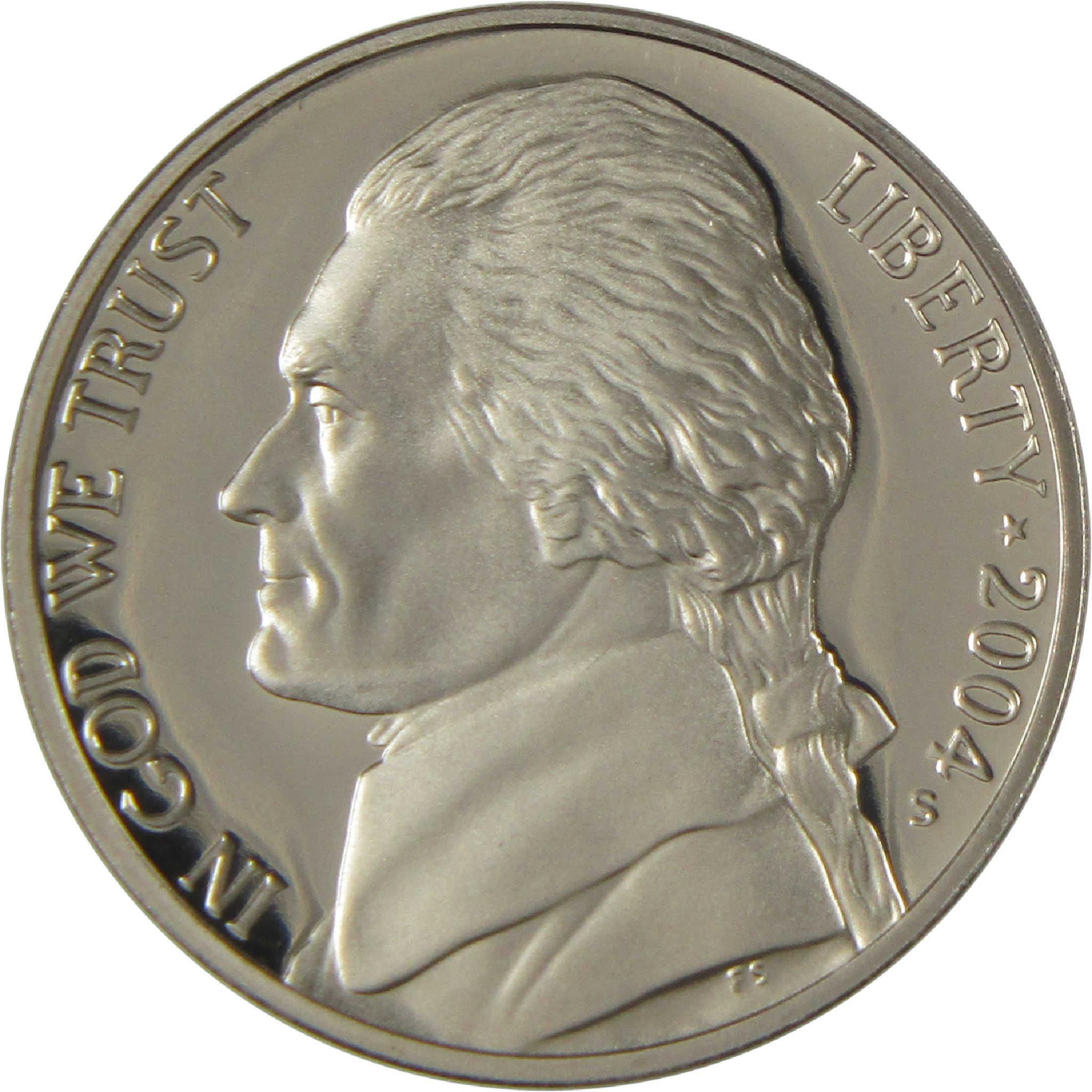 2004 S Keelboat Jefferson Nickel Choice Proof 5c Coin