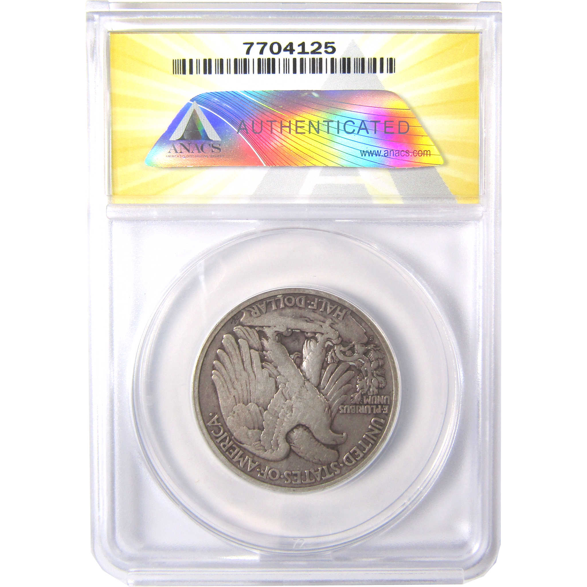 1921 S Liberty Walking Half Dollar VF 20 ANACS Silver 50c SKU:I17438