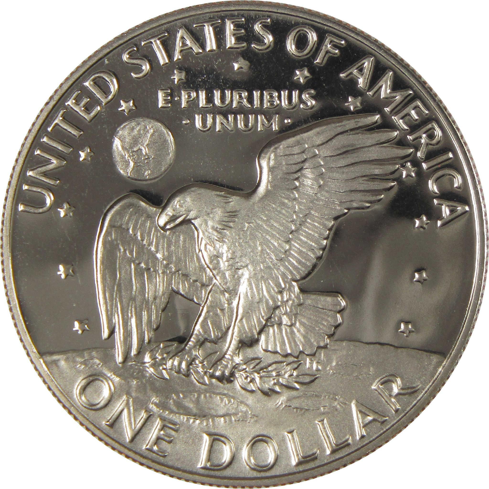 1977 S Eisenhower Dollar Clad Proof IKE $1 Coin Collectible