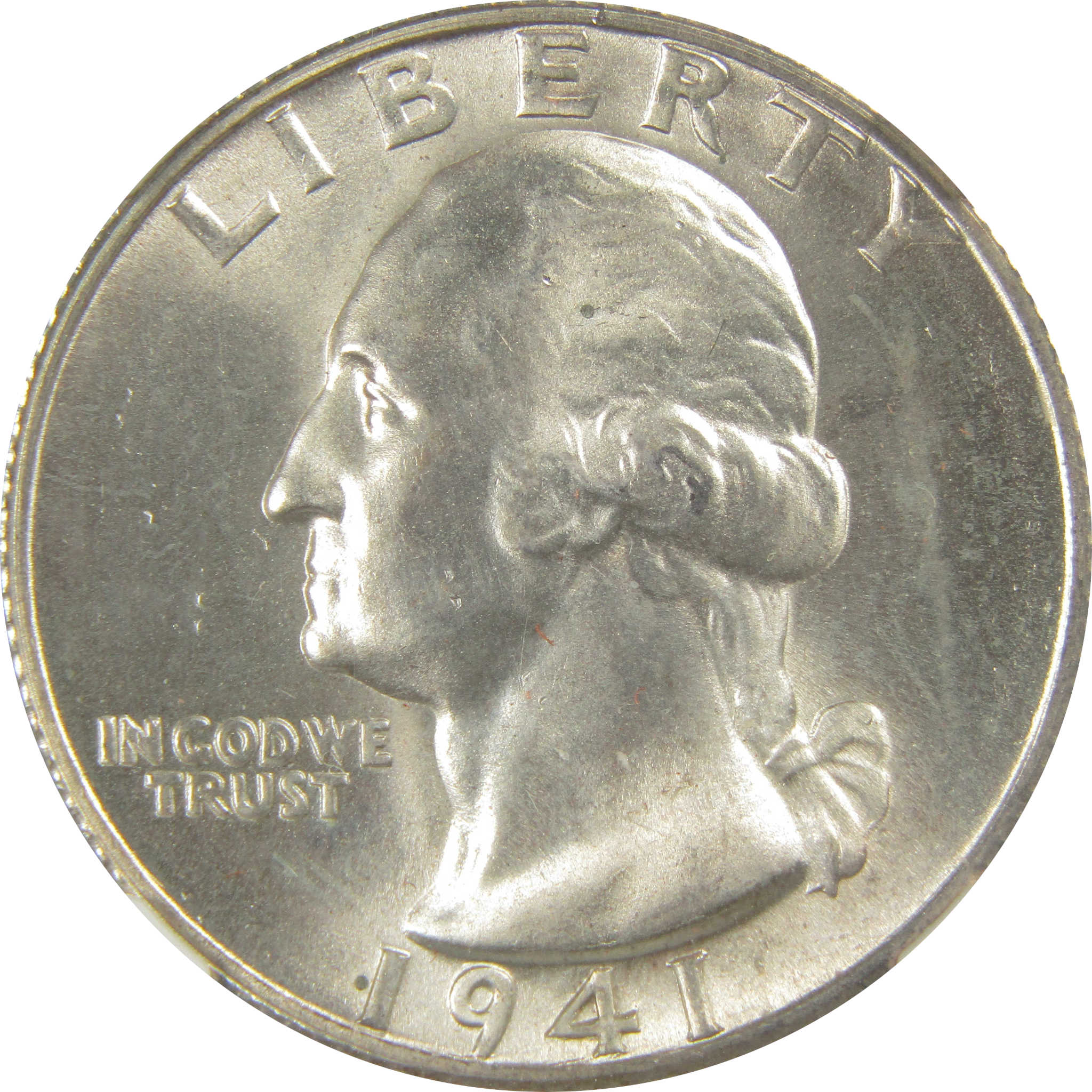 1941 S Washington Quarter MS 64 NGC Silver Bag Fragment SKU:I20609