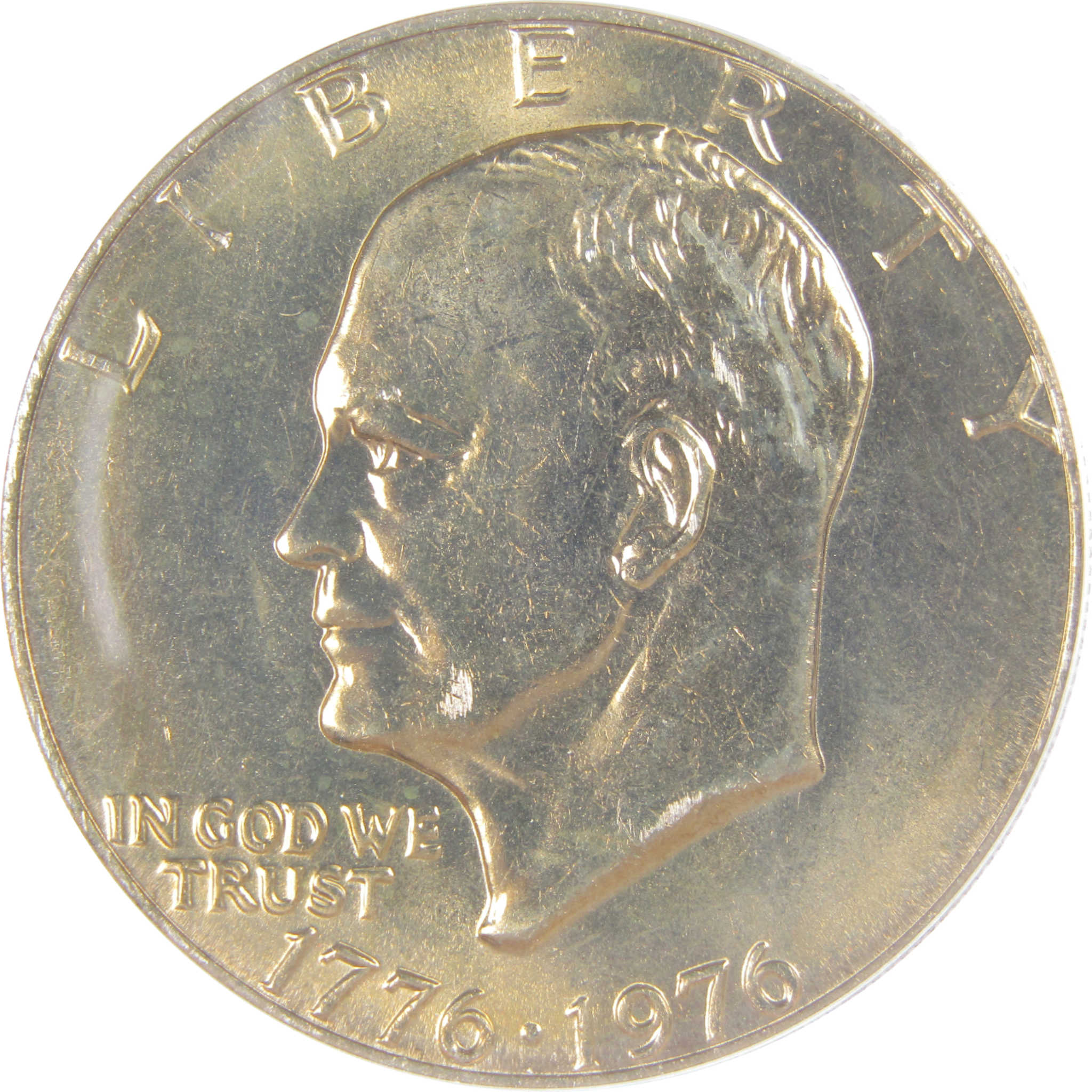 1976 Type 1 Eisenhower Bicentennial Dollar MS 66 ANACS Clad SKU:I17847