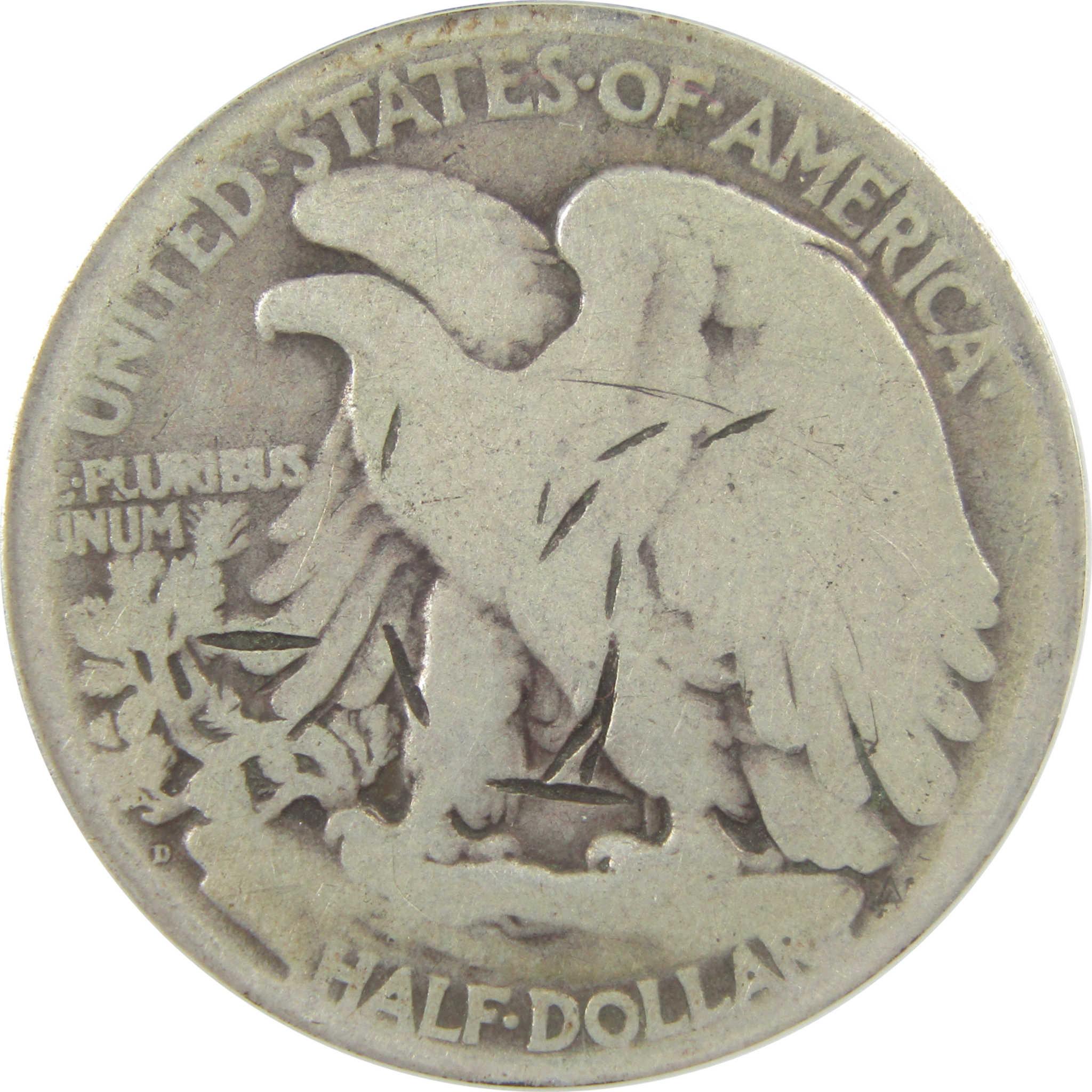 1921 D Liberty Walking Half Dollar G 4 Details ANACS Silver SKU:I22345