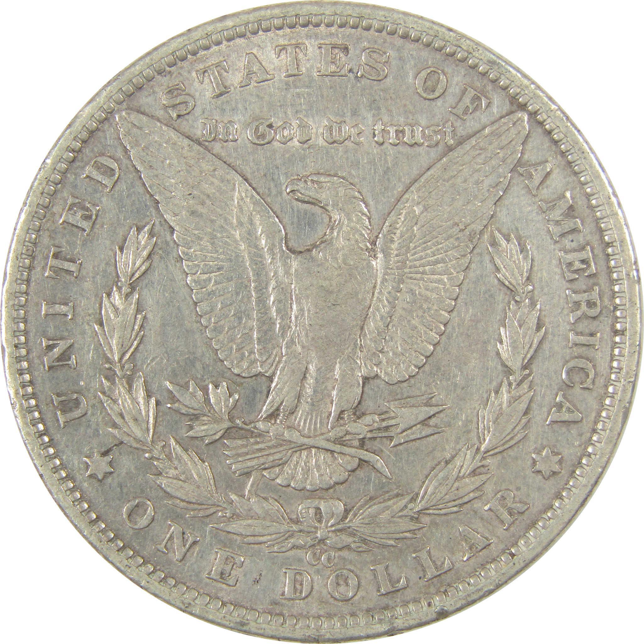 1890 CC Morgan Dollar XF EF Extremely Fine Silver $1 Coin SKU:I19721 - Morgan coin - Morgan silver dollar - Morgan silver dollar for sale - Profile Coins & Collectibles