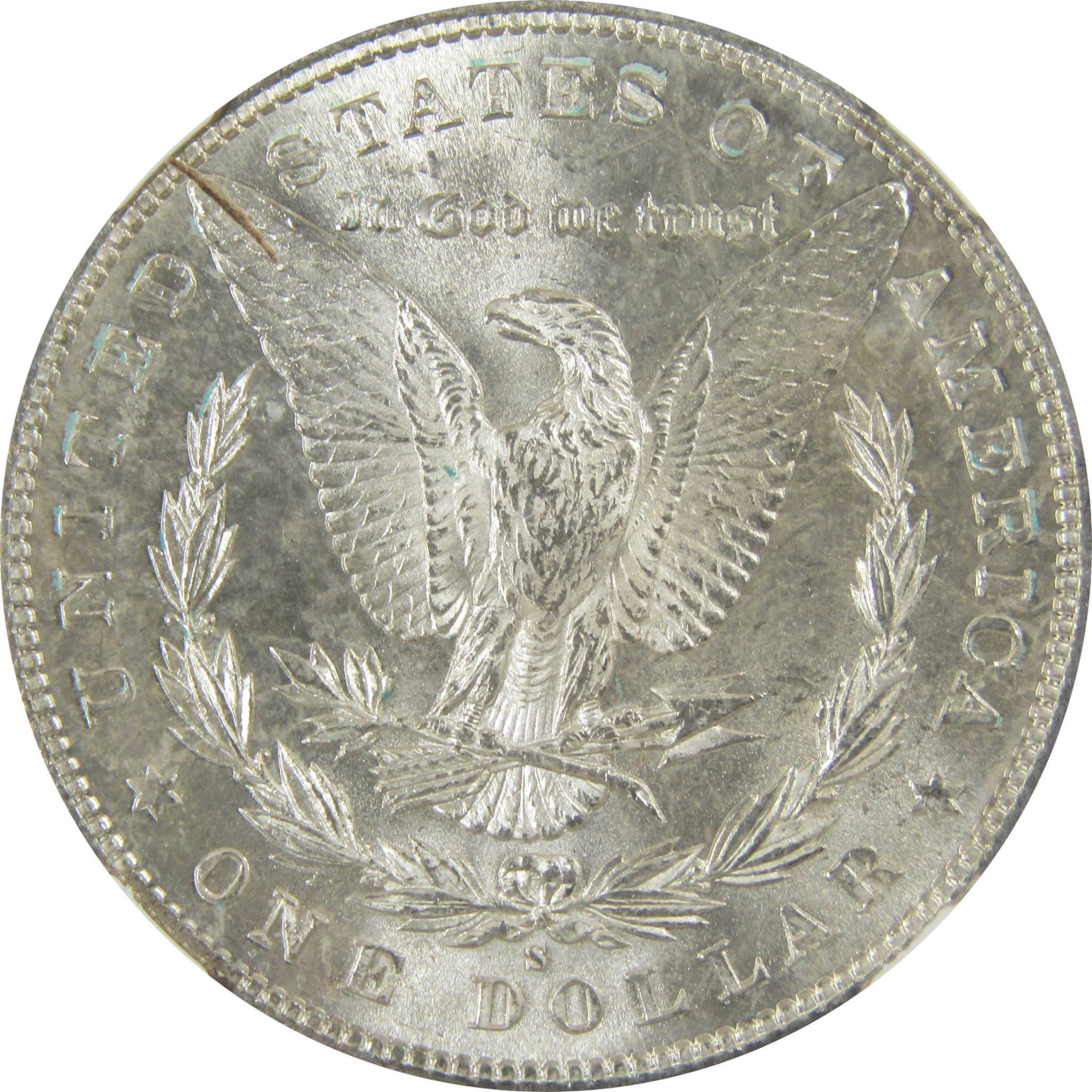 1881 S Morgan Silver Dollar MS 64 NGC Toned Obverse SKU:CP393
