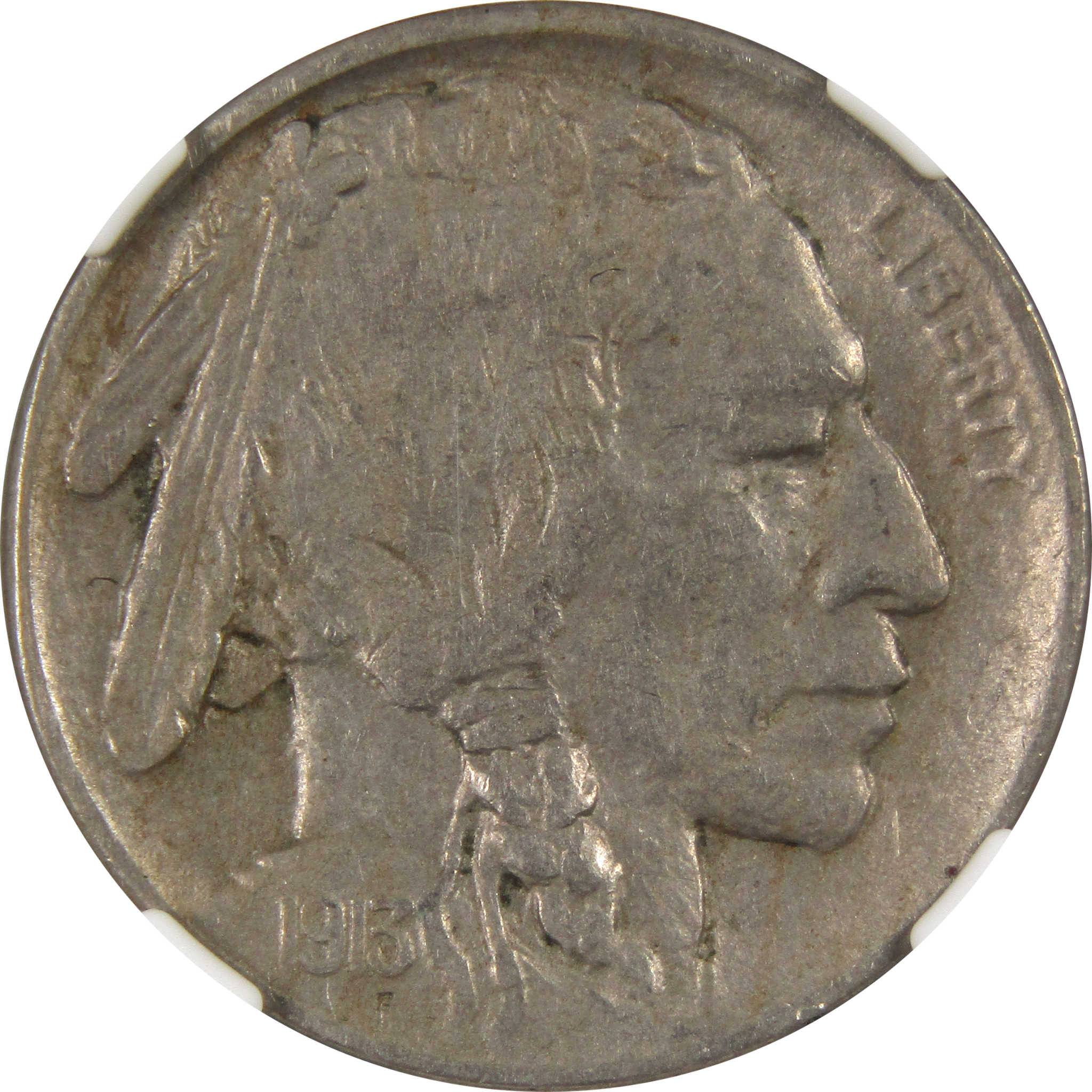1913 D Type 2 Indian Head Buffalo Nickel AU 53 NGC 5c Coin SKU:I9128