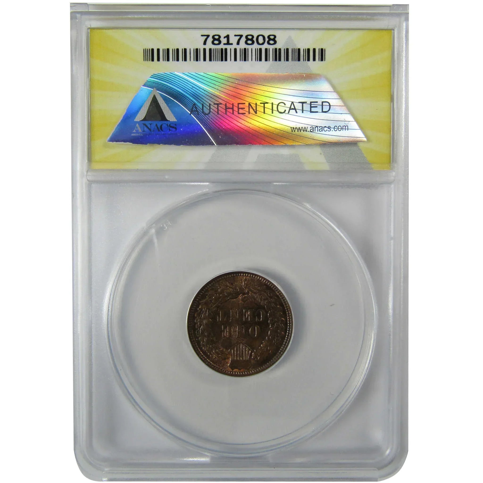1907 Indian Head Cent MS 63 BN ANACS Penny Uncirculated SKU:CP810