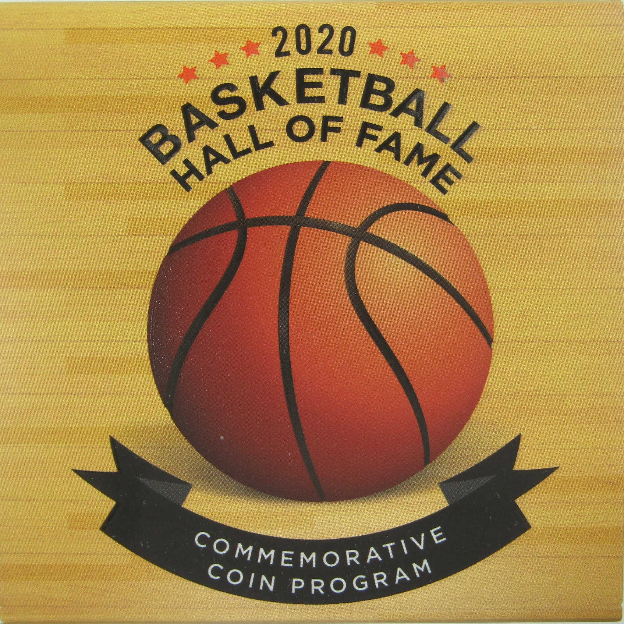 2020 W Basketball Hall of Fame Commemorative Gold Proof OGP COA