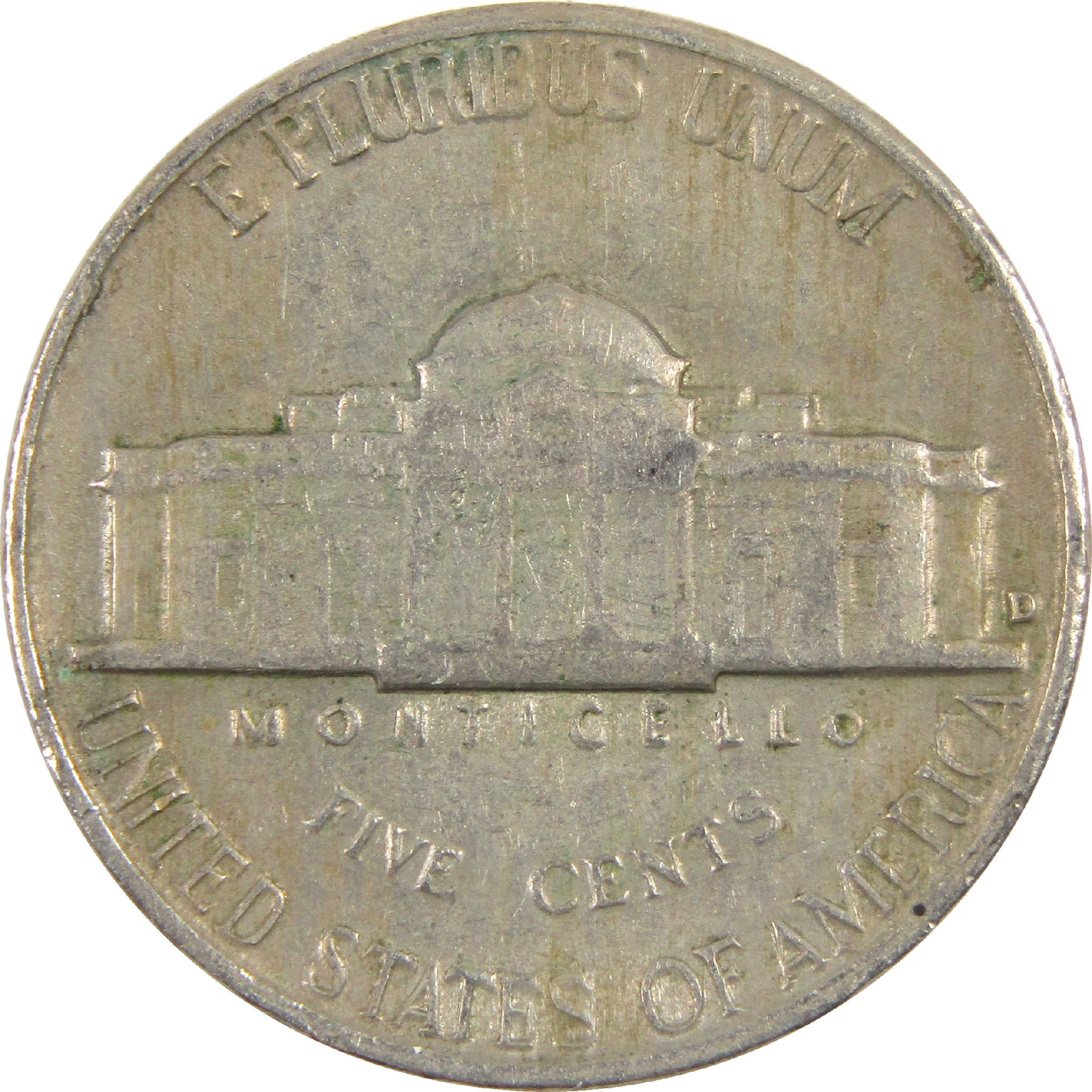 1962 D Jefferson Nickel AG About Good 5c Coin