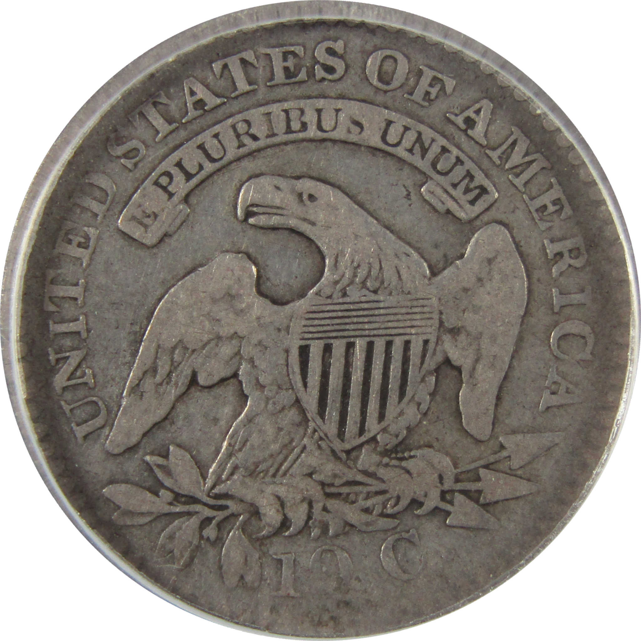 1821 Small Date Capped Bust Silver Dime VG 10 ANACS SKU:I28029