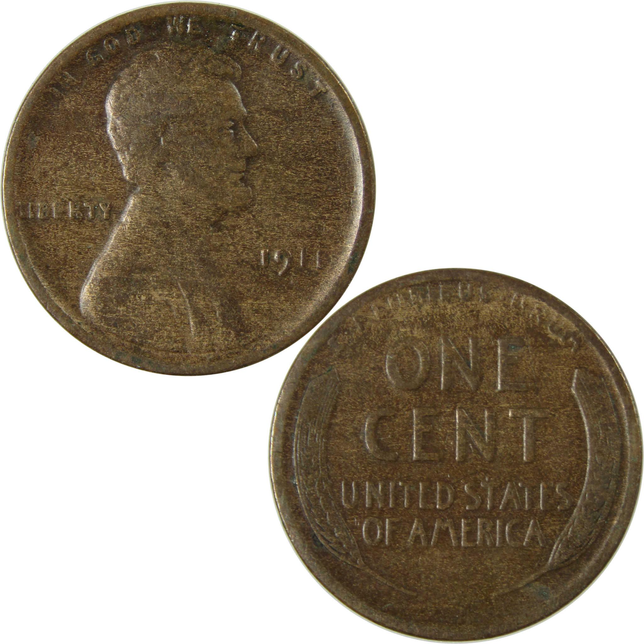 1911 S Lincoln Wheat Cent VG Very Good Penny 1c Coin SKU:I25828