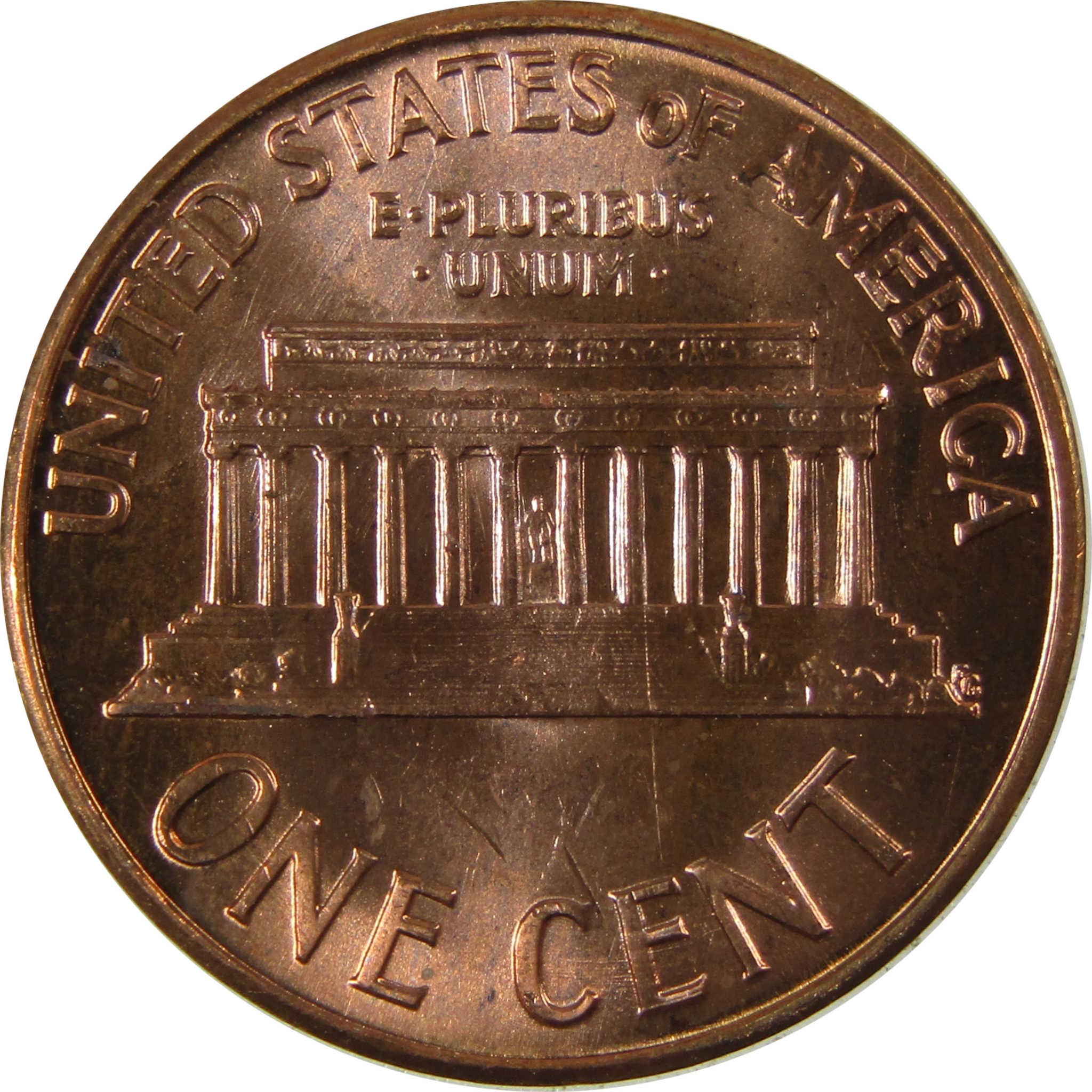 1960 Small Date Lincoln Memorial 1c Uncirculated Mint State SKU:I26586