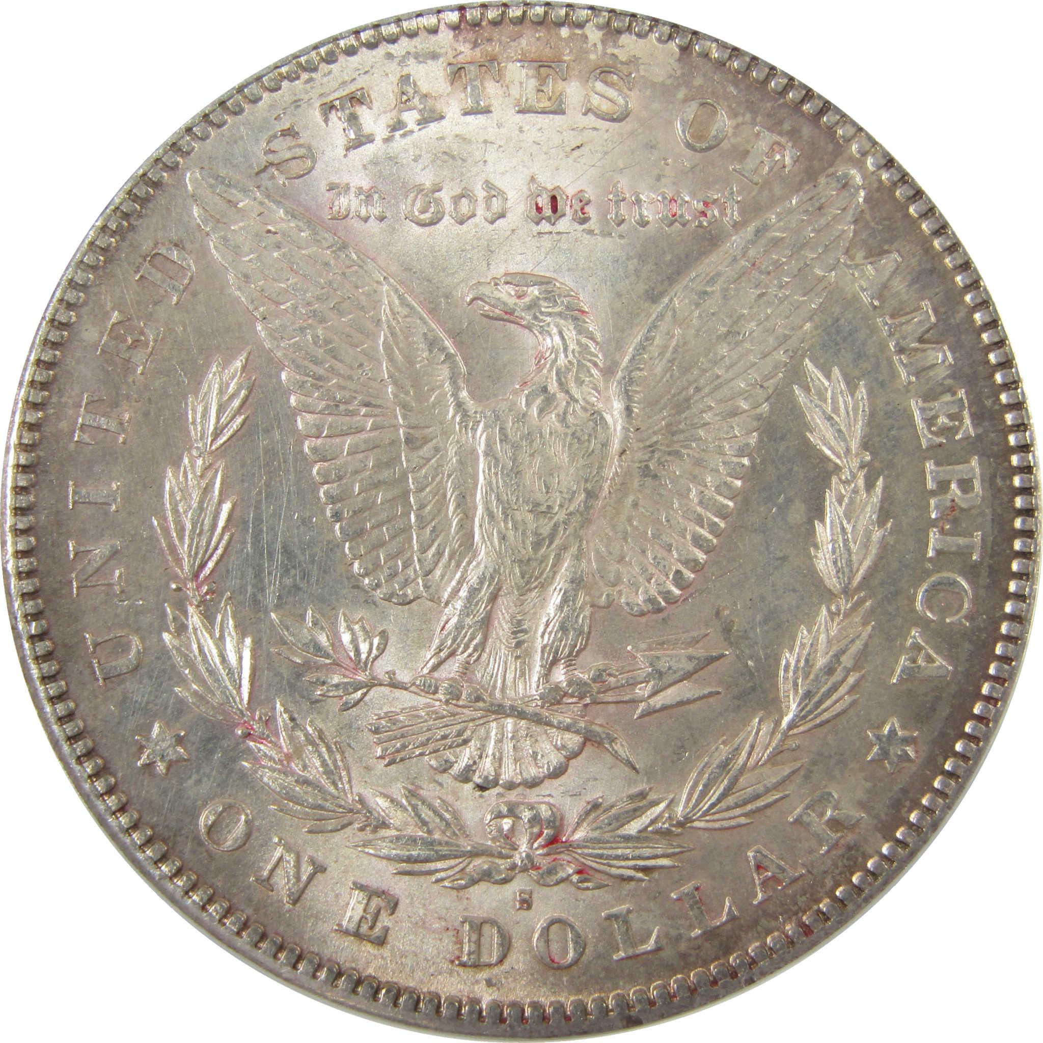 1878 S Morgan Silver Dollar MS 60 Details ANACS SKU:I28043