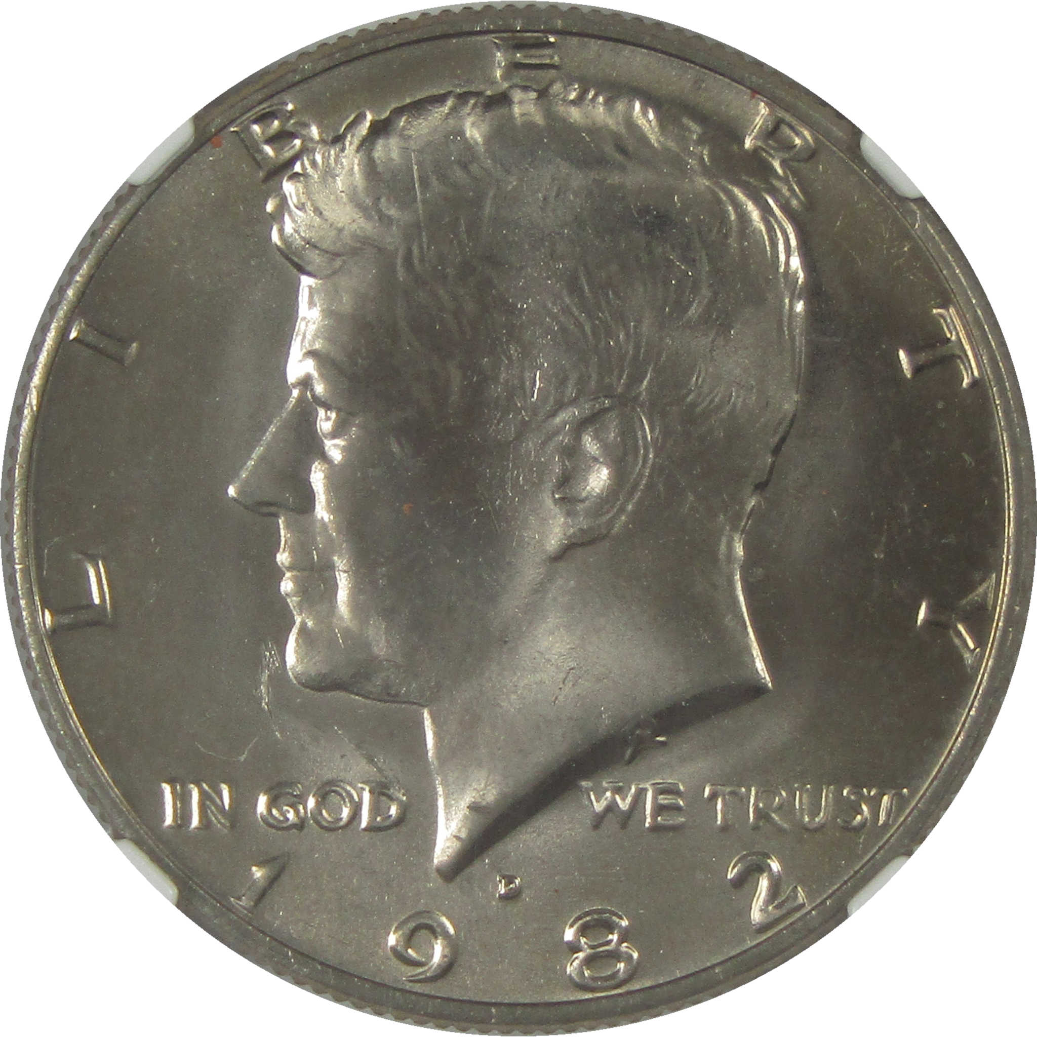 1982 D Kennedy Clad Half Dollar MS 66 NGC Uncirculated 50c Coin