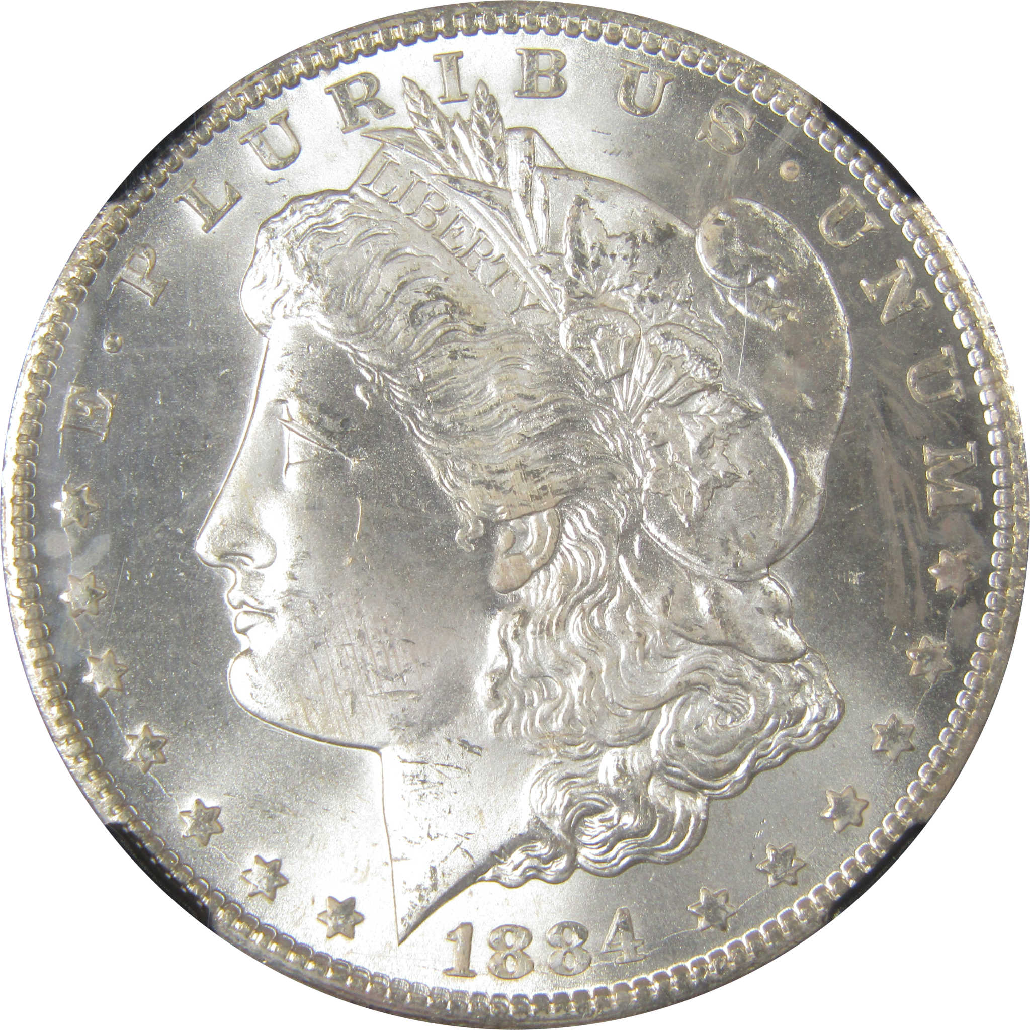 1884 CC Morgan Dollar MS 65 NGC Silver Uncirculated $1 Coin SKU:I23324 - Morgan coin - Morgan silver dollar - Morgan silver dollar for sale - Profile Coins & Collectibles