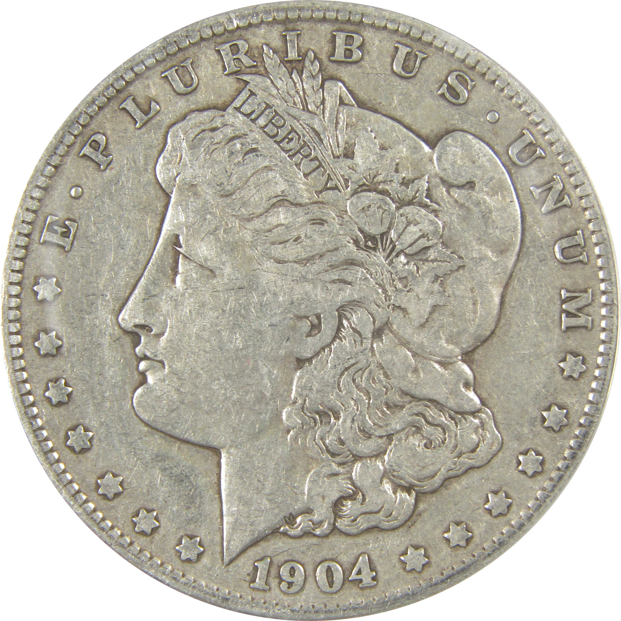 1904 S Morgan Dollar VF 25 ANACS Silver $1 Coin SKU:I21142 - Morgan coin - Morgan silver dollar - Morgan silver dollar for sale - Profile Coins & Collectibles