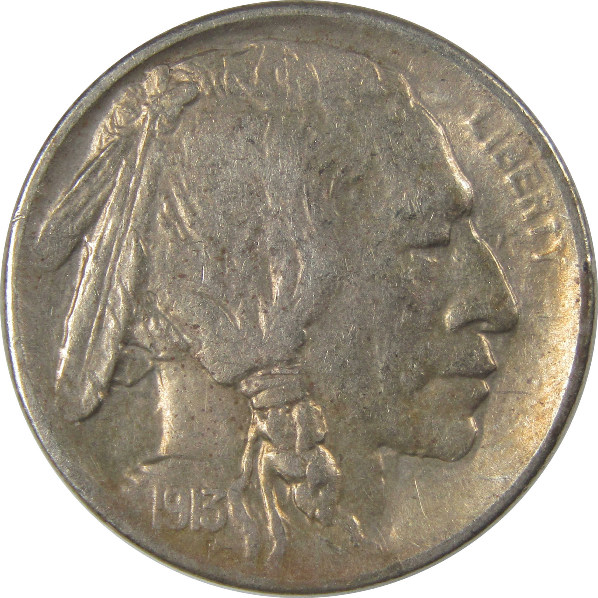 1913 S Type 1 Buffalo Nickel XF EF Extremely Fine Details SKU:I22870