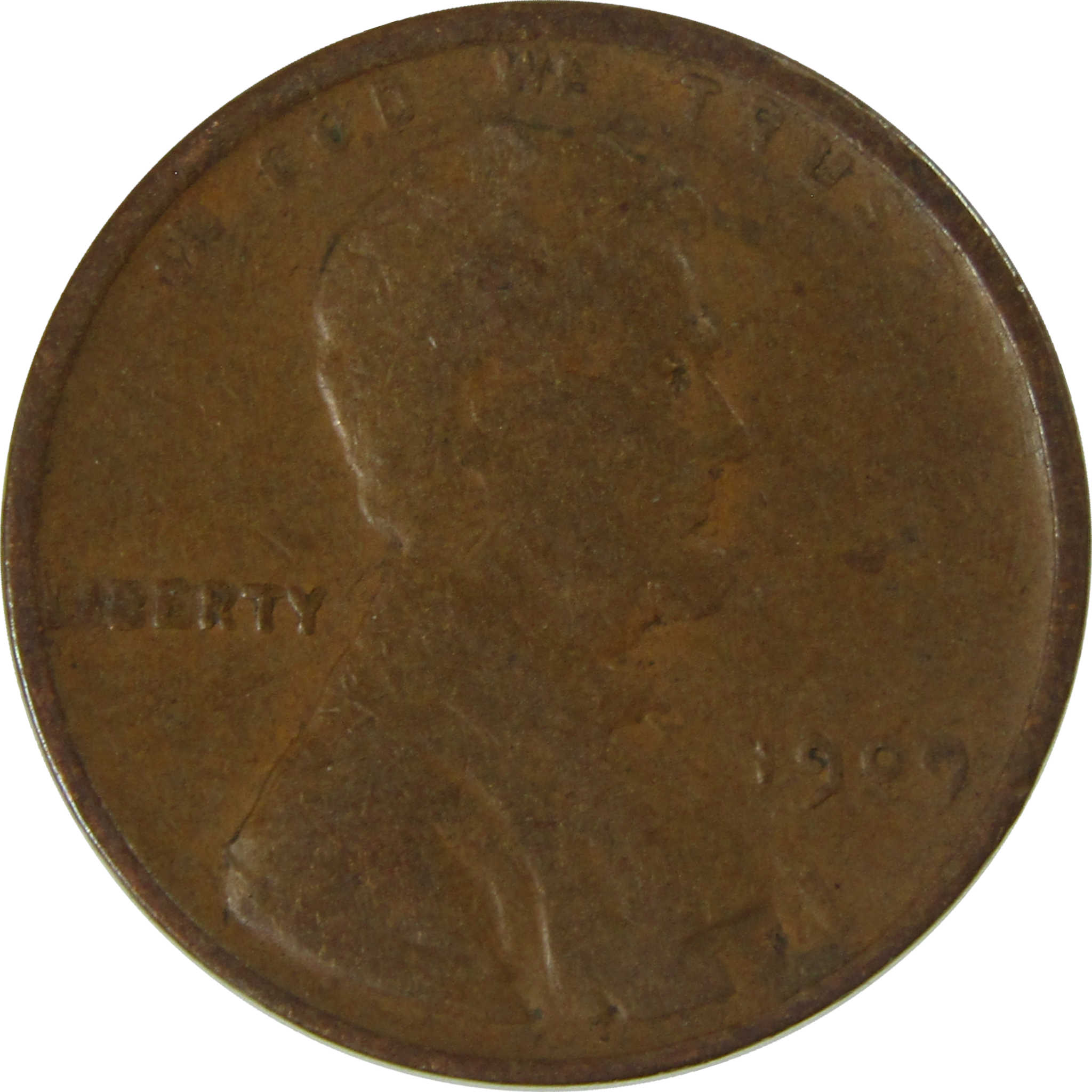 1909 Lincoln Wheat Cent VG Very Good Penny 1c Coin SKU:I26746