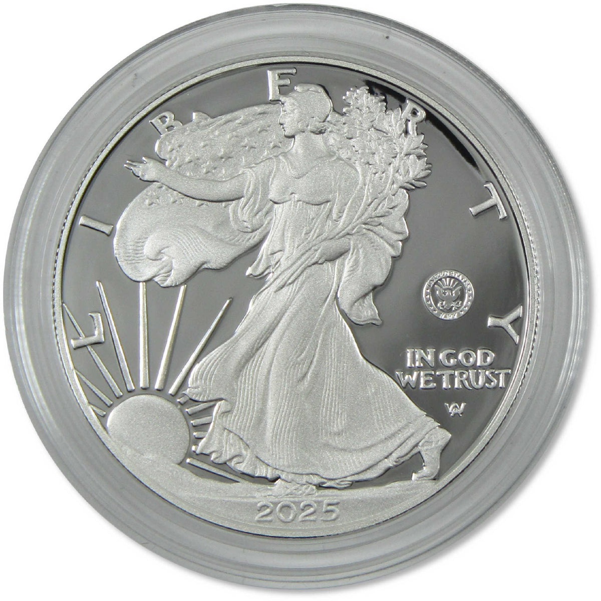 2025 S American Silver Eagle U.S. Navy Privy Mark Proof Coin OGP COA
