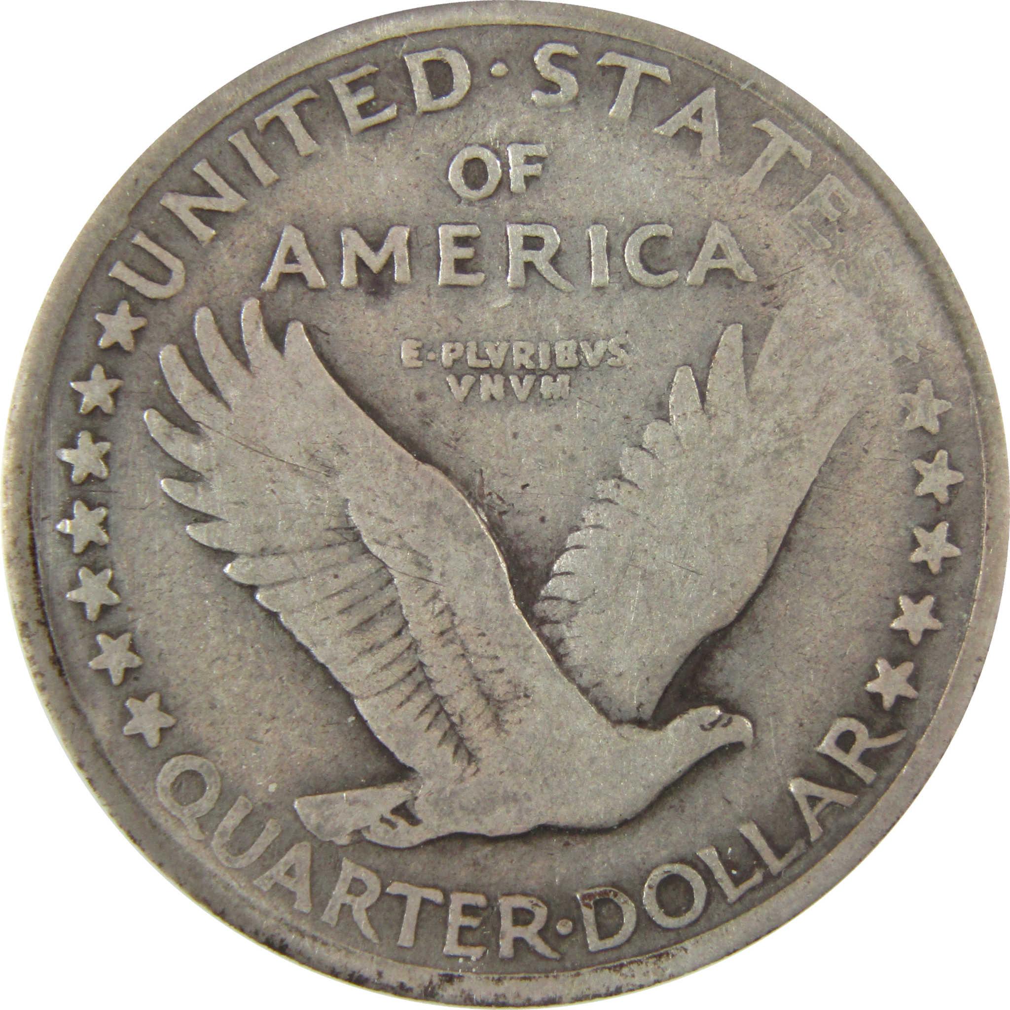 1917 Type 1 Standing Liberty Silver Quarter F 15 ANACS SKU:I28023