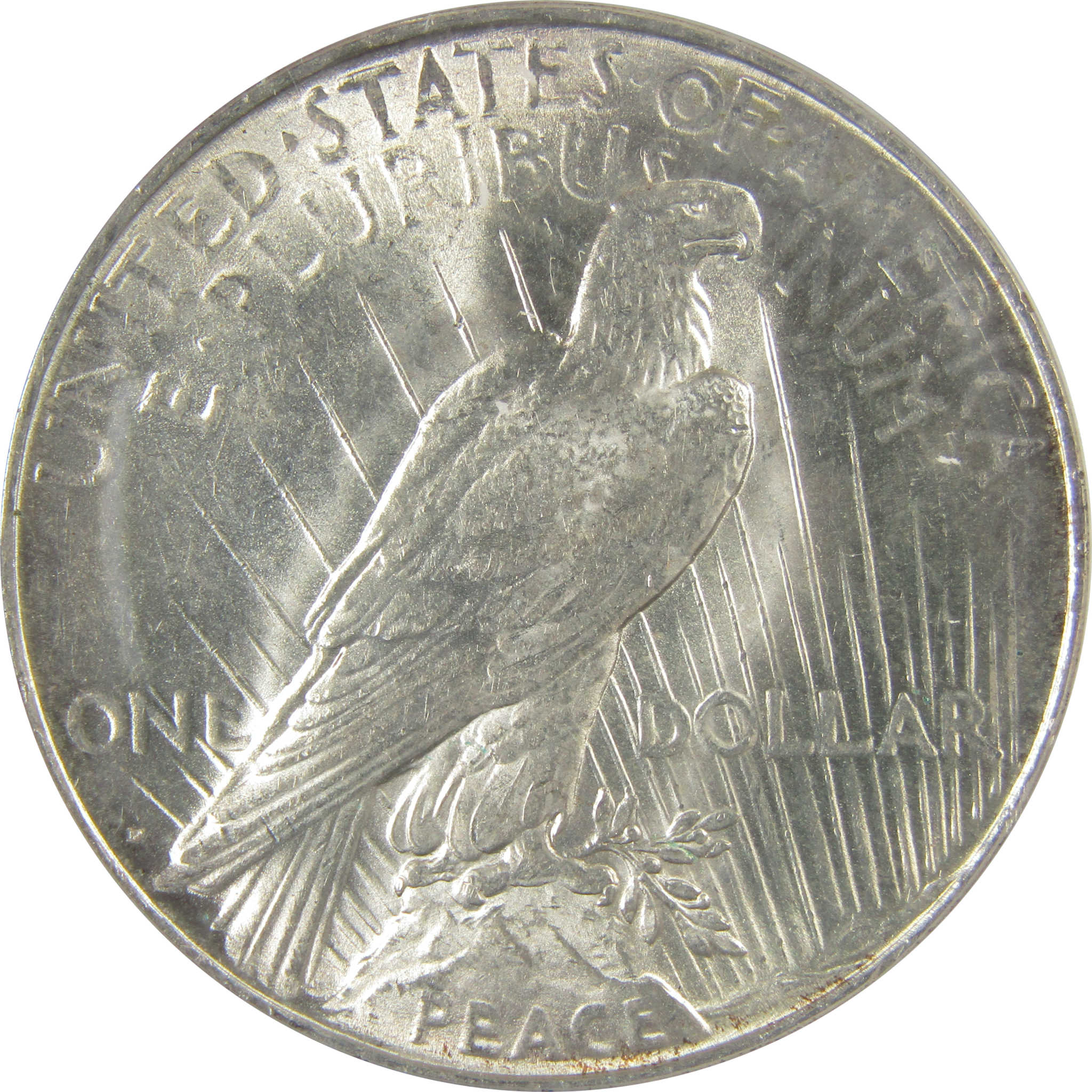 1923 D Peace Dollar AU 58 ANACS Silver $1 Coin SKU:I20884