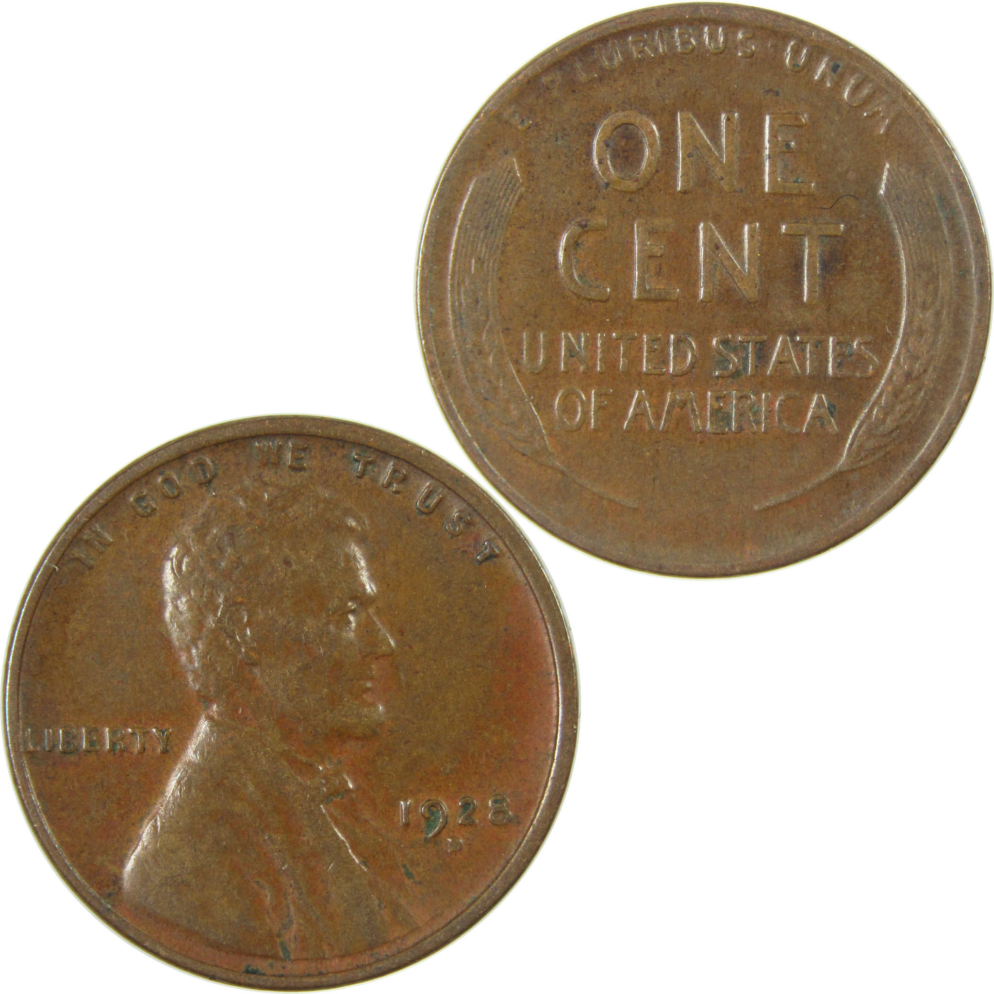 1928 D Lincoln Wheat Cent VF Very Fine Penny 1c Coin SKU:I27589