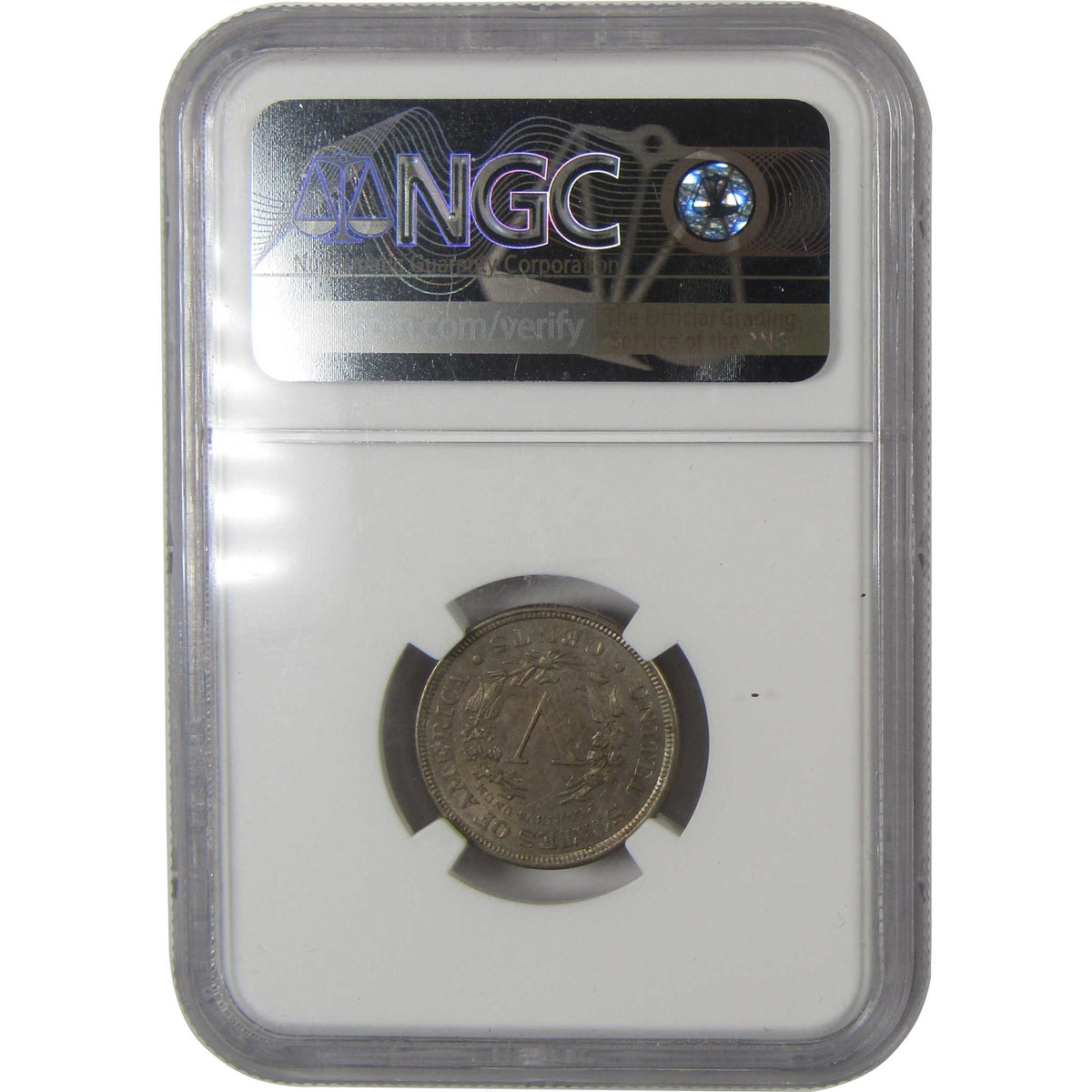 1886 Liberty Head V Nickel AU 53 NGC 5c Coin Collectible