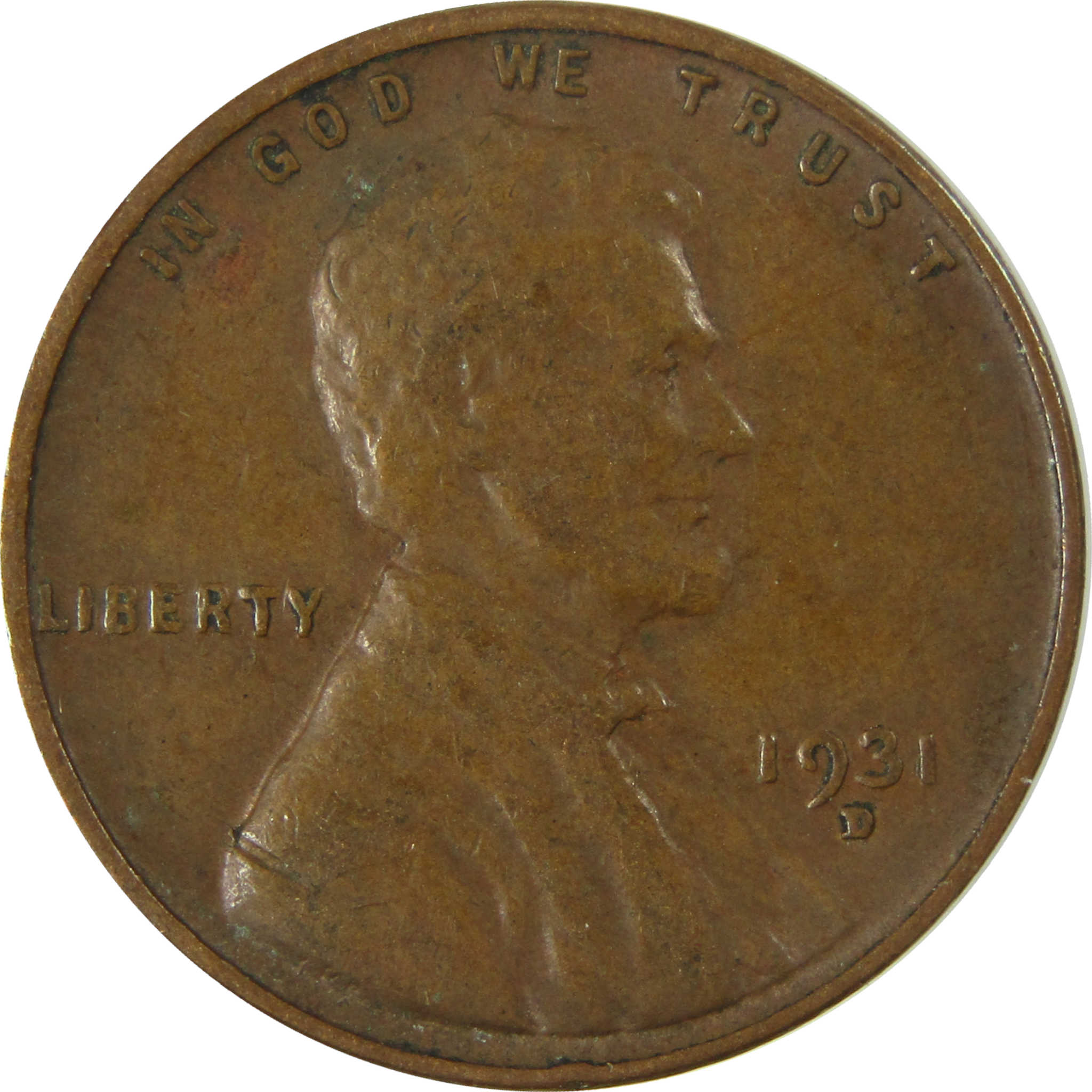 1931 D Lincoln Wheat Cent VF Very Fine Penny 1c Coin SKU:I27312
