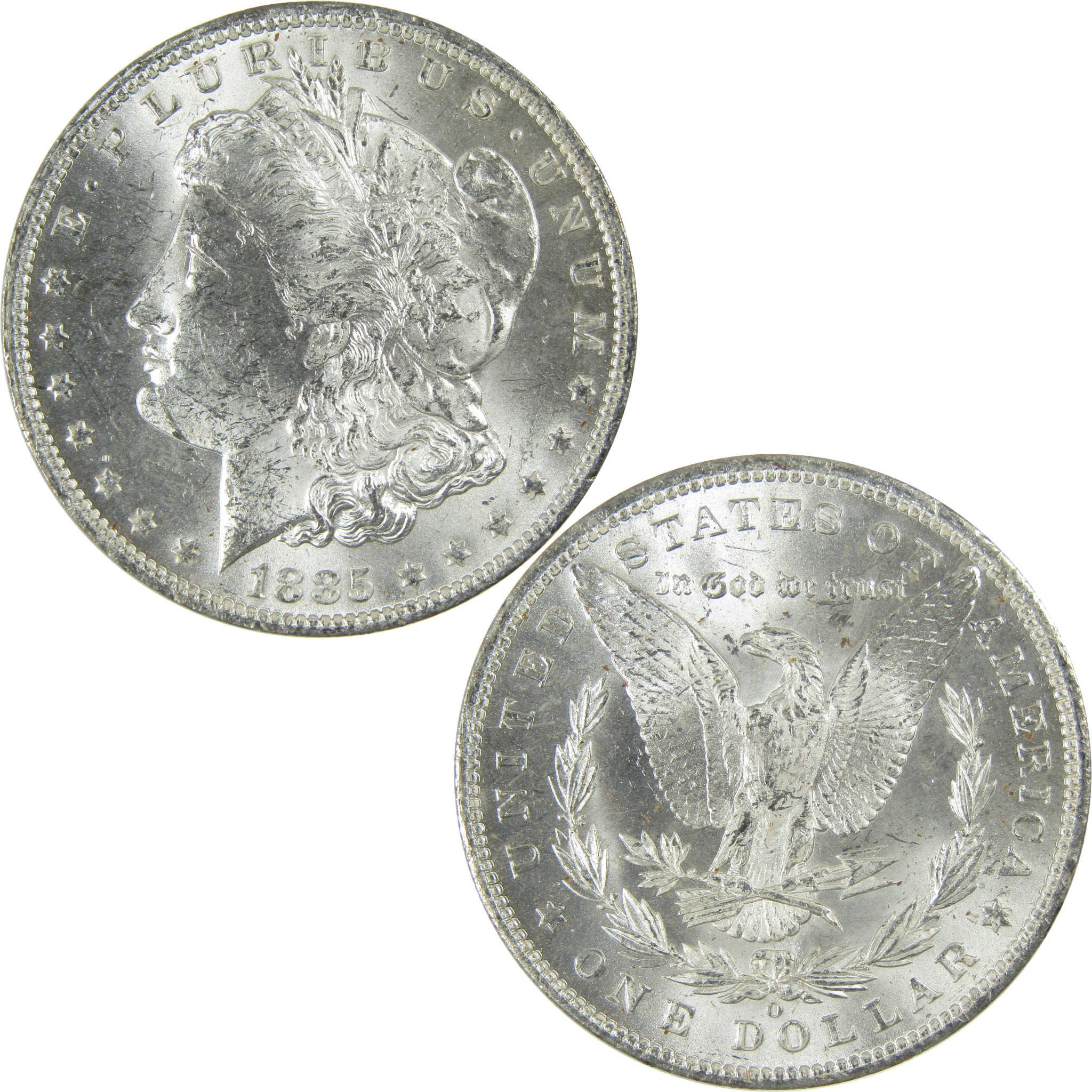 1885 O Morgan Silver Dollar Uncirculated Mint State $1 Coin SKU:I27474 - Morgan coin - Morgan silver dollar - Morgan silver dollar for sale - Profile Coins & Collectibles