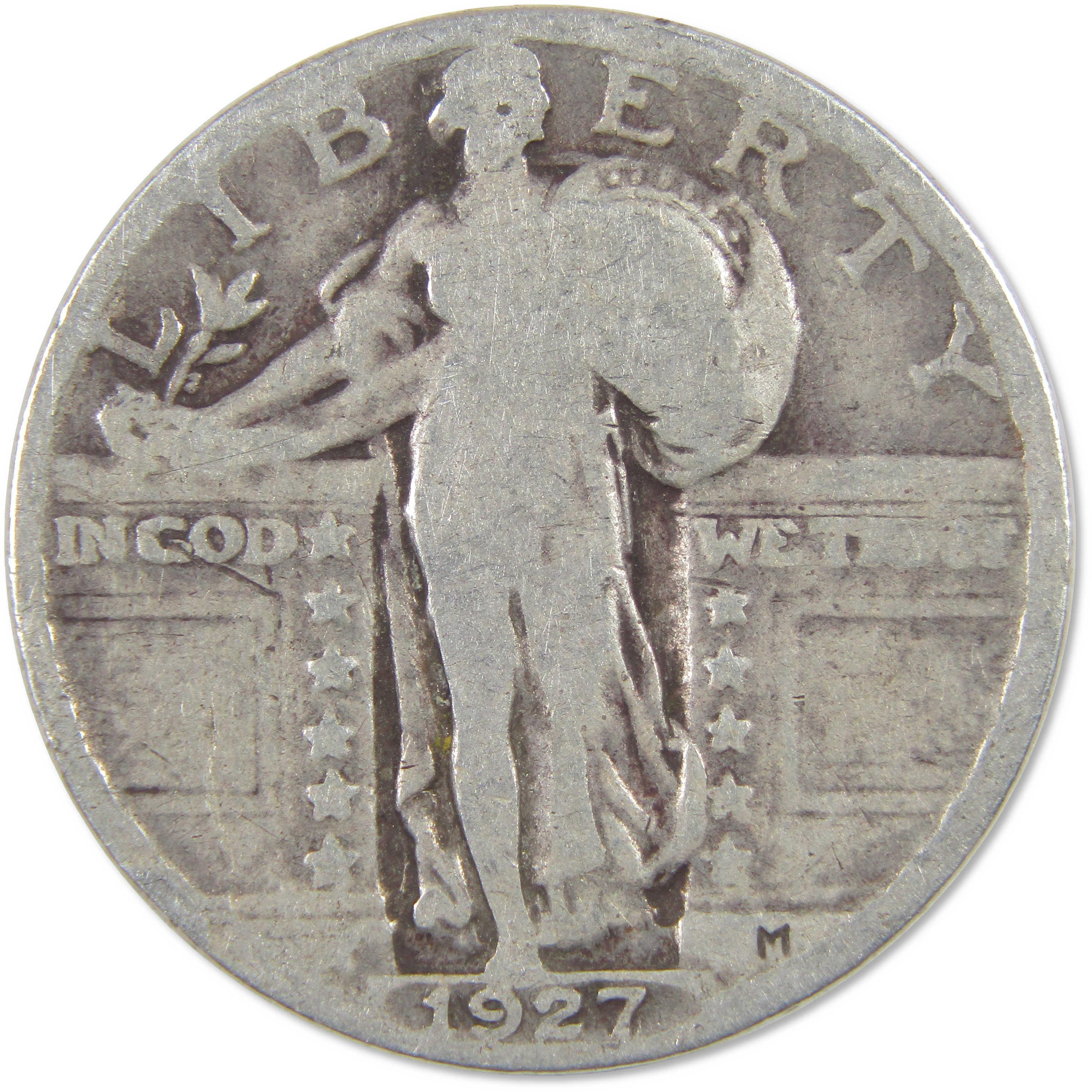 1925-1930 Standing Liberty Silver Quarter Circulated 6 Coin Set